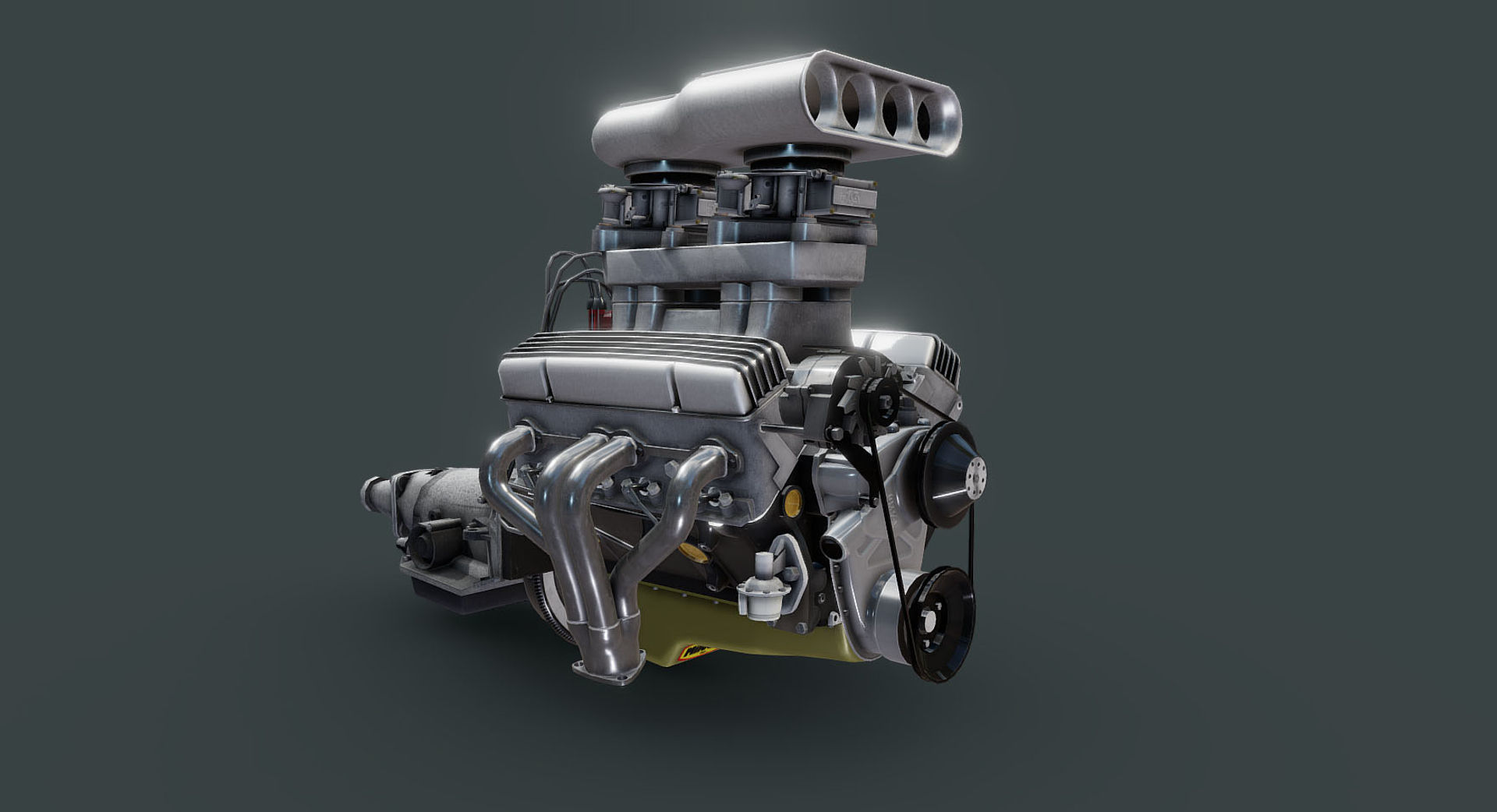 Wallpaper #3d643 Chevy Drag Racing Engines