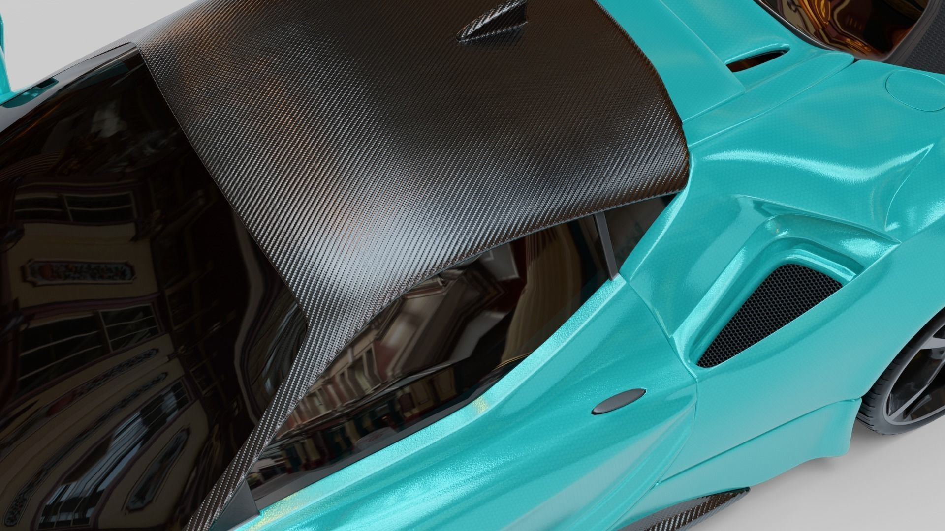 Wallpaper #Ihq5UZMB1yWOL4qgL4I_288 Ferrari Sf90 Green Mint 3D Model Rigged Cgtrader