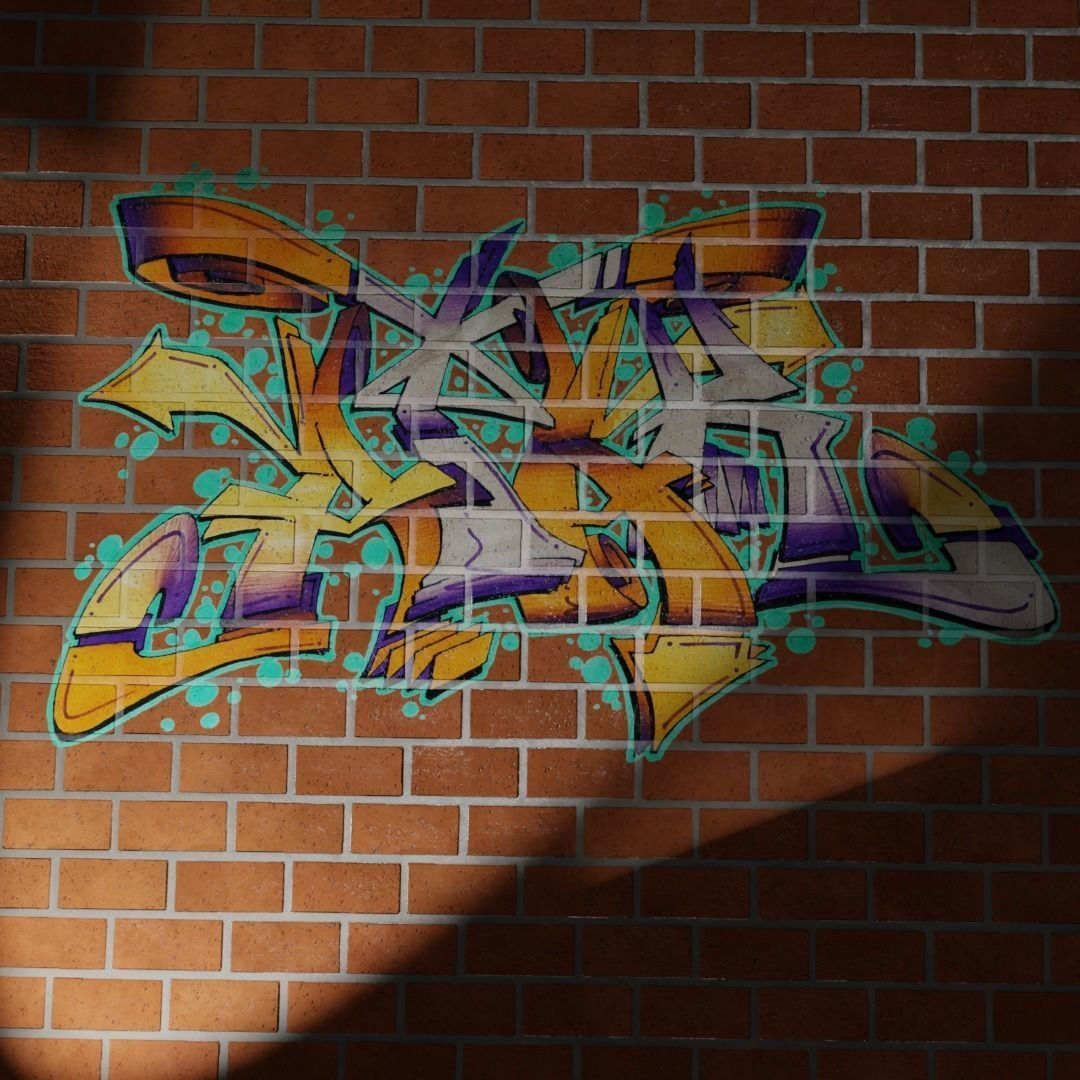 Wallpaper #77568 Graffiti Brick Wall Sublimation Clipart Png 21444163 Png