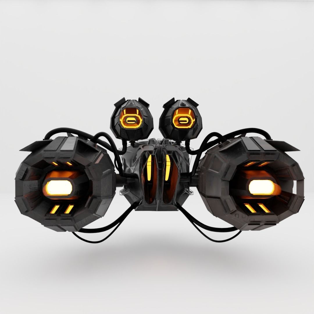 Wallpaper #h2jeIZMBSpphPi3-BDEJ28 Desert Spaceship Sci Fi Vehicle Free 3D Model Cgtrader