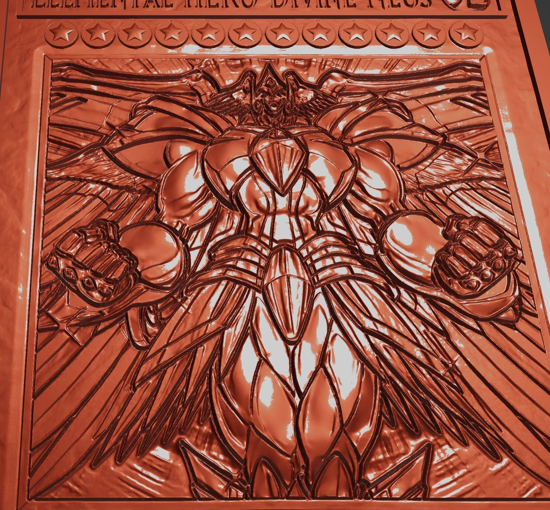 Wallpaper #tWd9EpMBSpphPi3-svuu64 Elemental Hero Divine Neos Yugioh 3D Model 3D Printable Cgtrader
