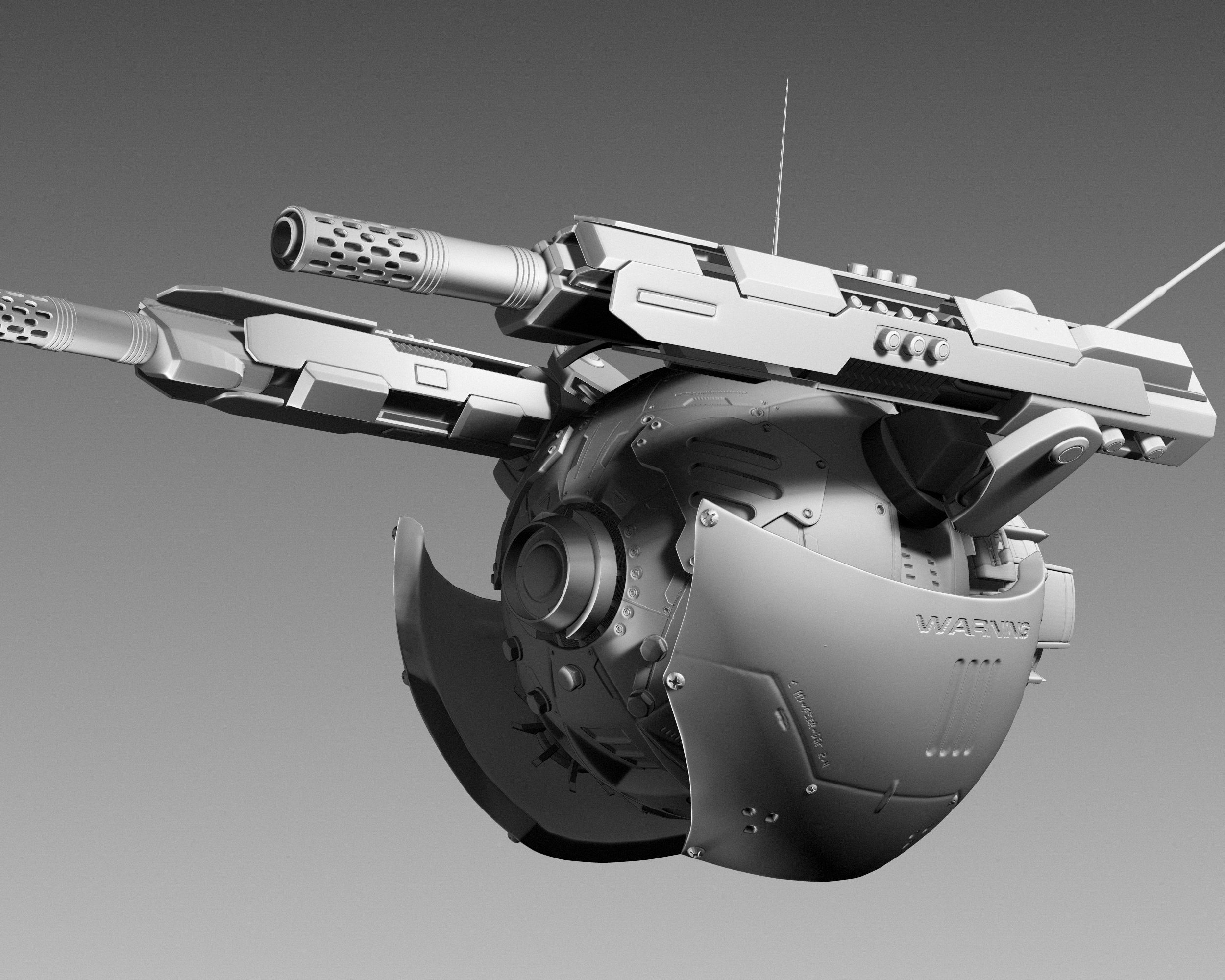 Wallpaper #eb723 Concept Sci Fi Drone Obj