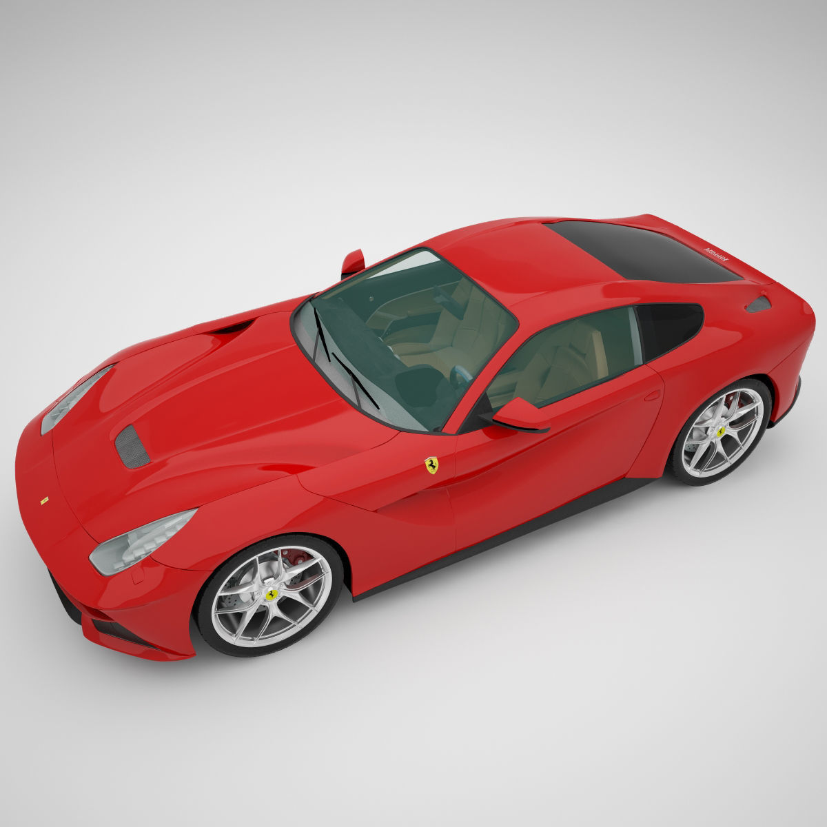 Wallpaper #XH3Q744Bnwiau_P62AVB48 Supercar Ferrari F12 Berlinetta 3D Model Cgtrader