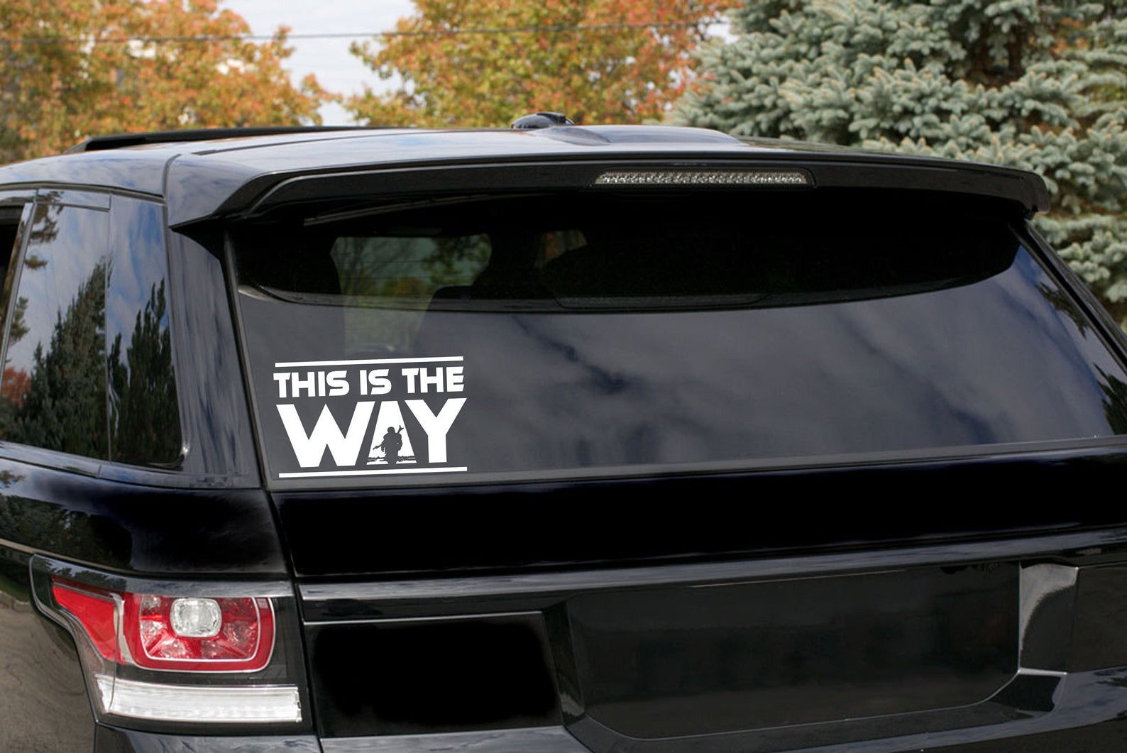Wallpaper #HmcK_pIBSpphPi3-hp6b19 New This is the Way Vinyl Decal is Perfect for Your Car