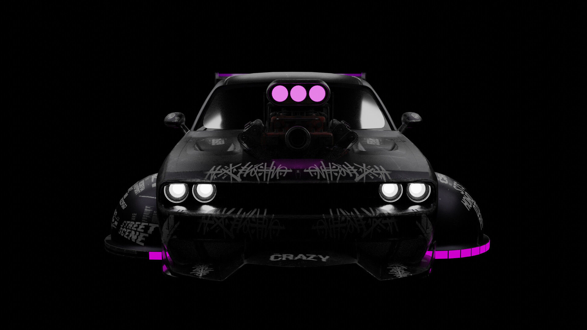 Wallpaper #GxlIJI8BtGB6xQ78PYXz23 Cgmeetup Dodge Challenger Cyberpunk Mode by Jado Mas