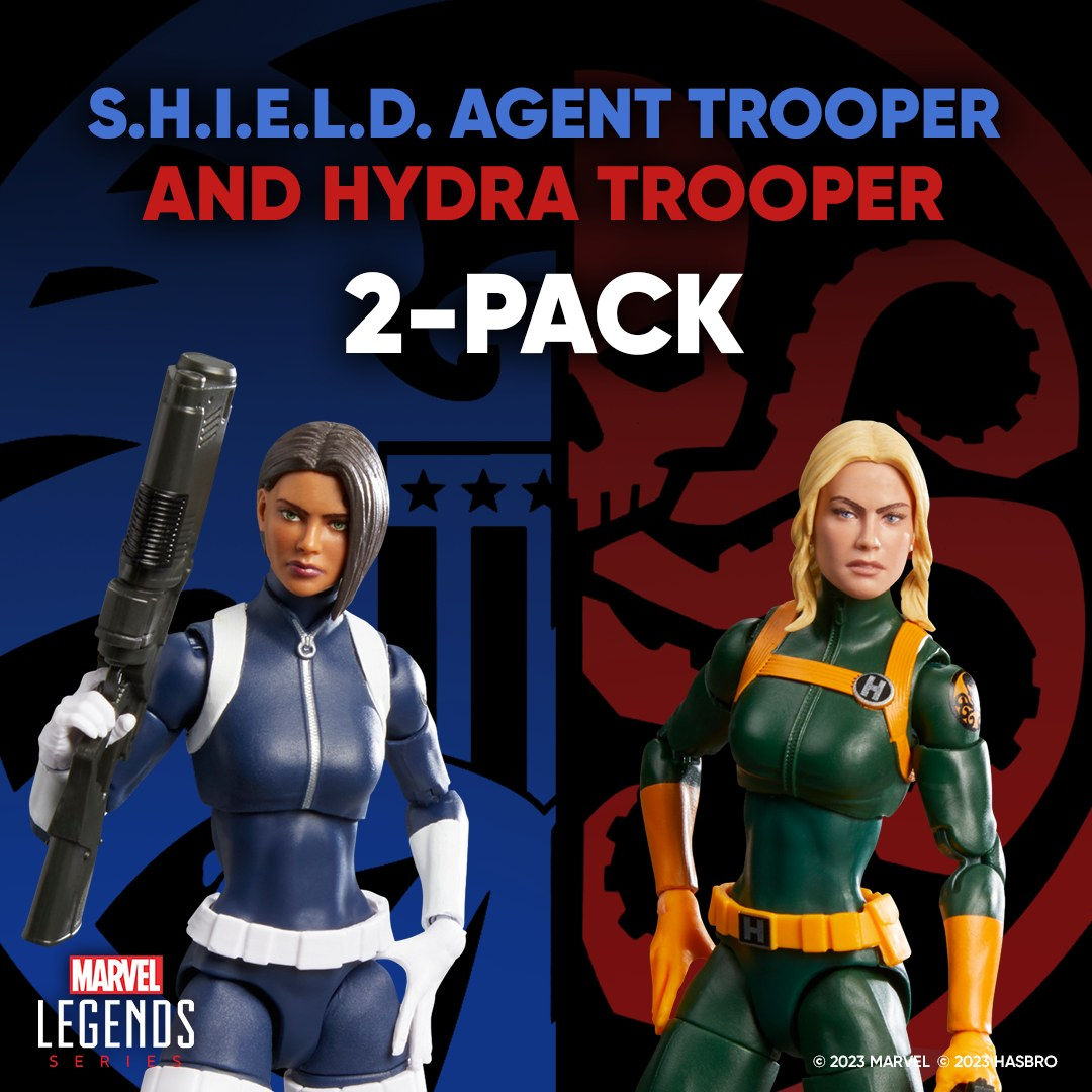 Wallpaper #e2cOBpMBSpphPi3-b78W69 Marvel Legends Series Shield Agent and Hydra Trooper 2 Pack the