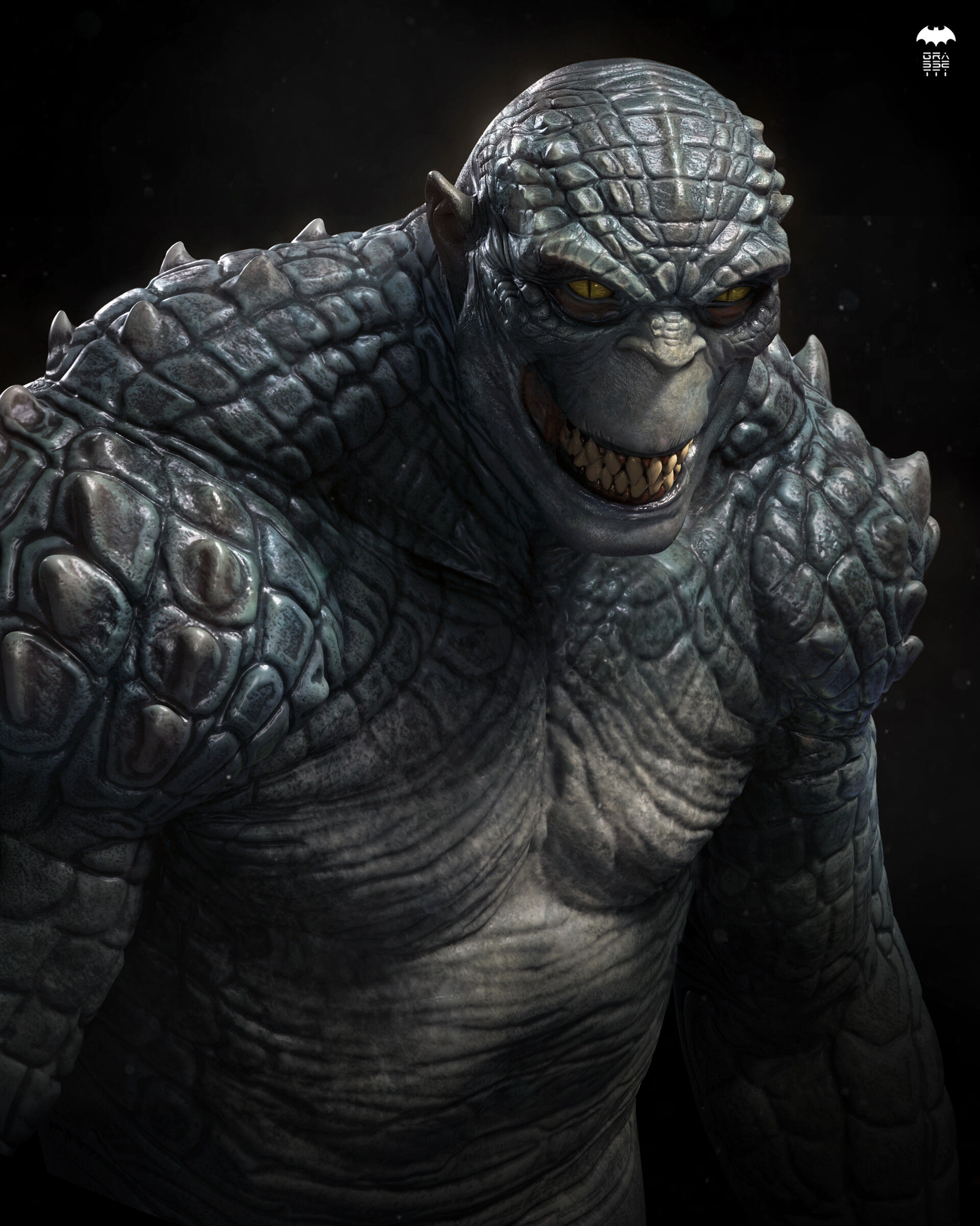 Wallpaper #EWeA_ZIBSpphPi3-TZzy286 Artstation Btas 03 Killer Croc
