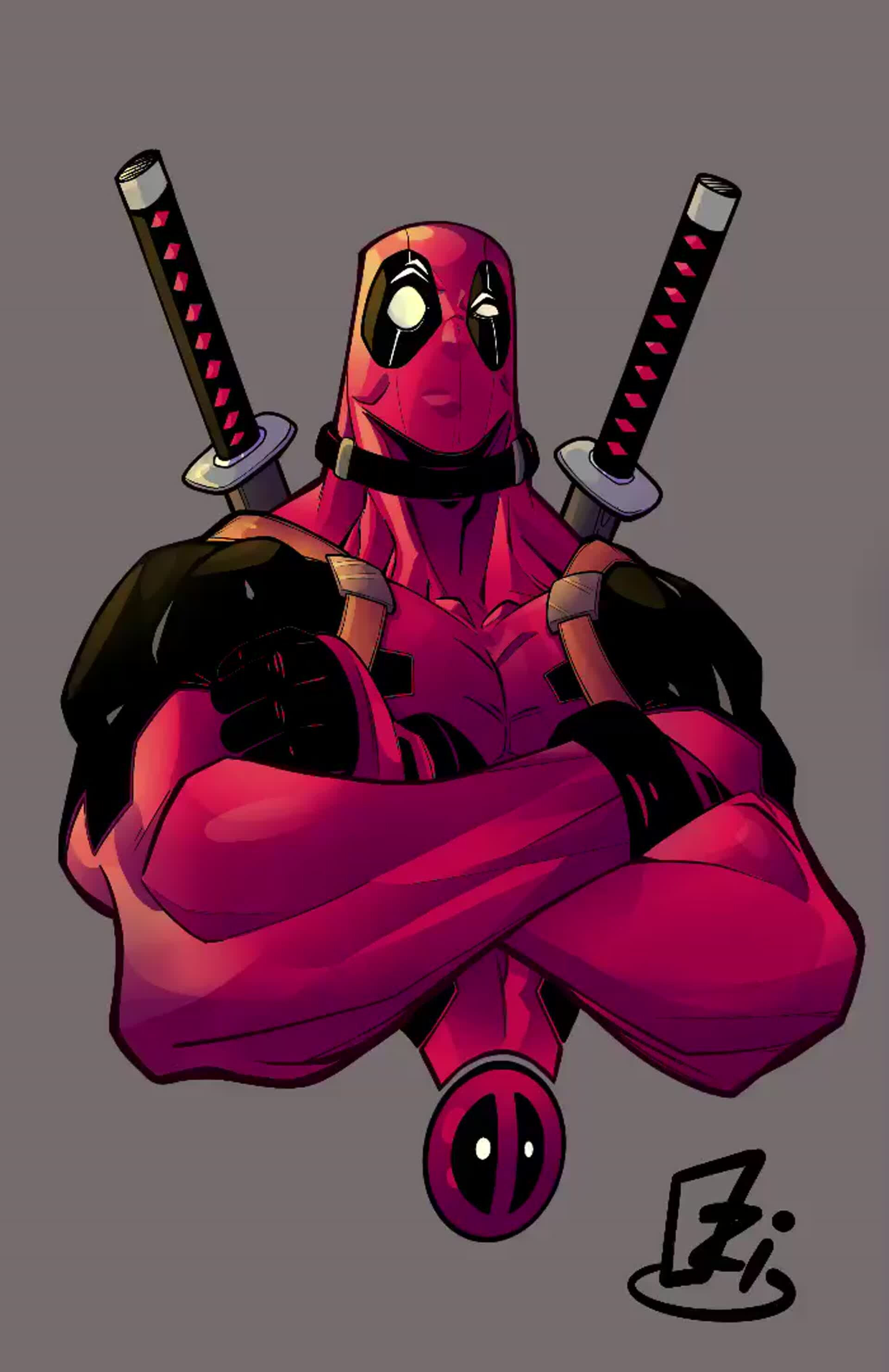 Wallpaper #pmjDFpMBSpphPi3-rQx979 Artstation Deadpool Fanart