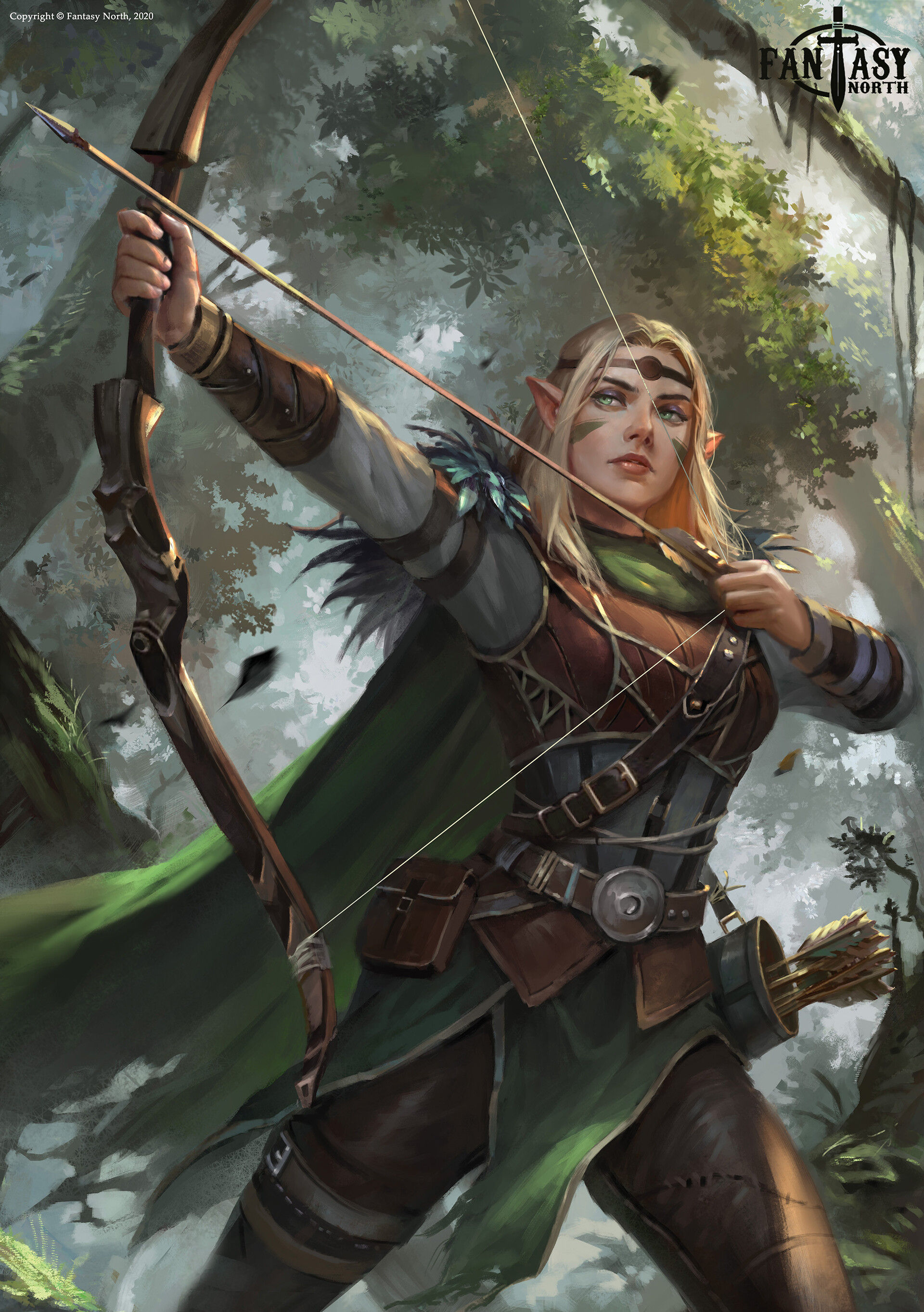 Wallpaper #FljiM5MBzN9vxX34CjrH99 Artstation Fantasy North Elf