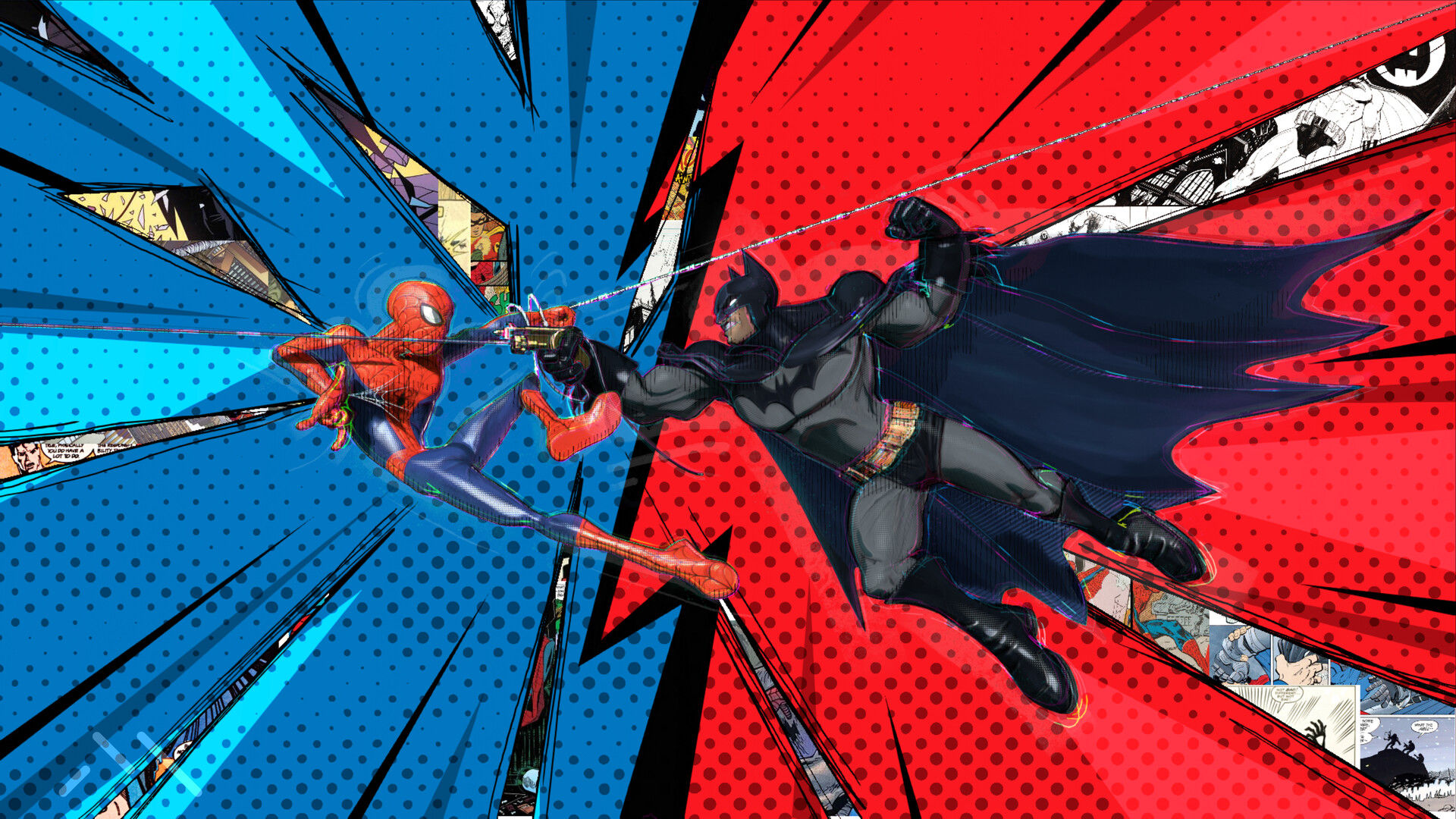 Wallpaper #vtZhbJMBUgzxPzCh8PB619 Artstation Batman into the Spider Verse