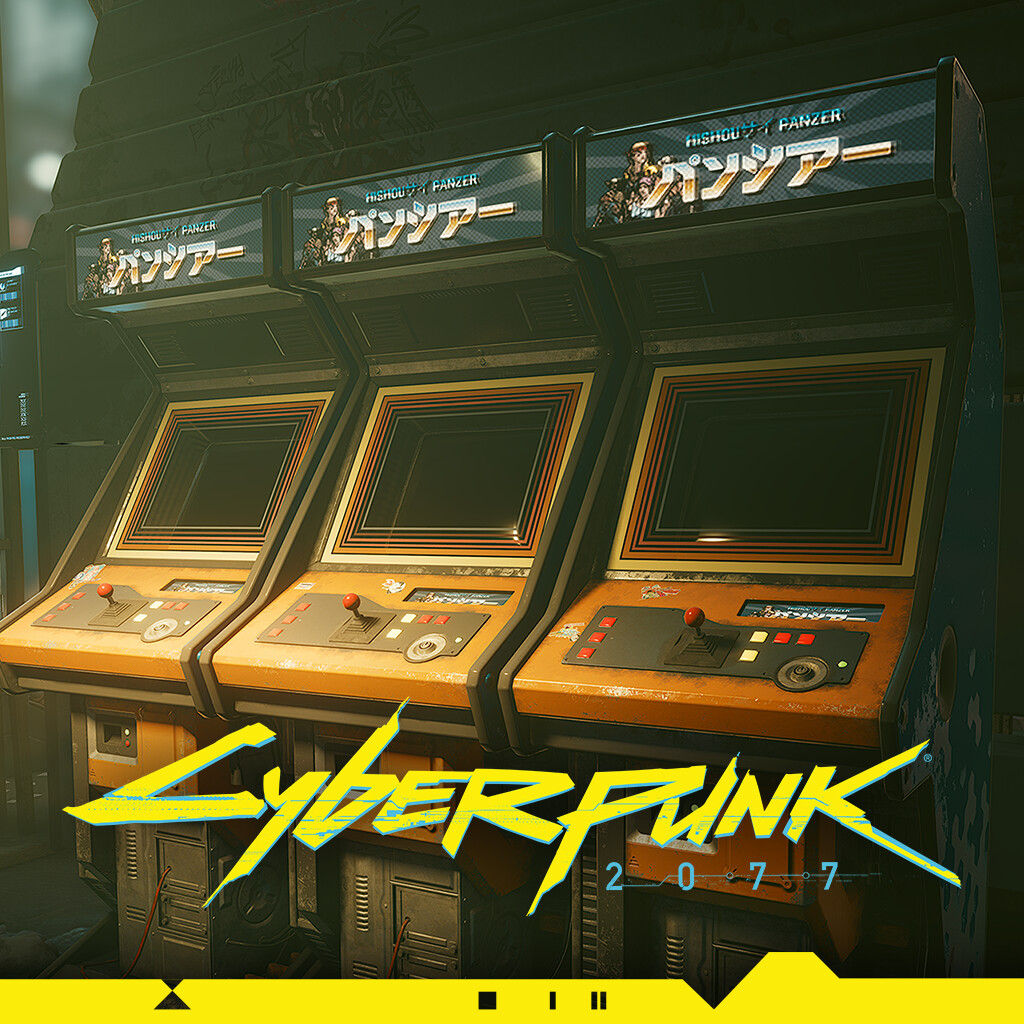 Wallpaper #qTMfM5MBcgDP3FvJkqlh1 Artstation Cyberpunk 2077 Arcade Machine