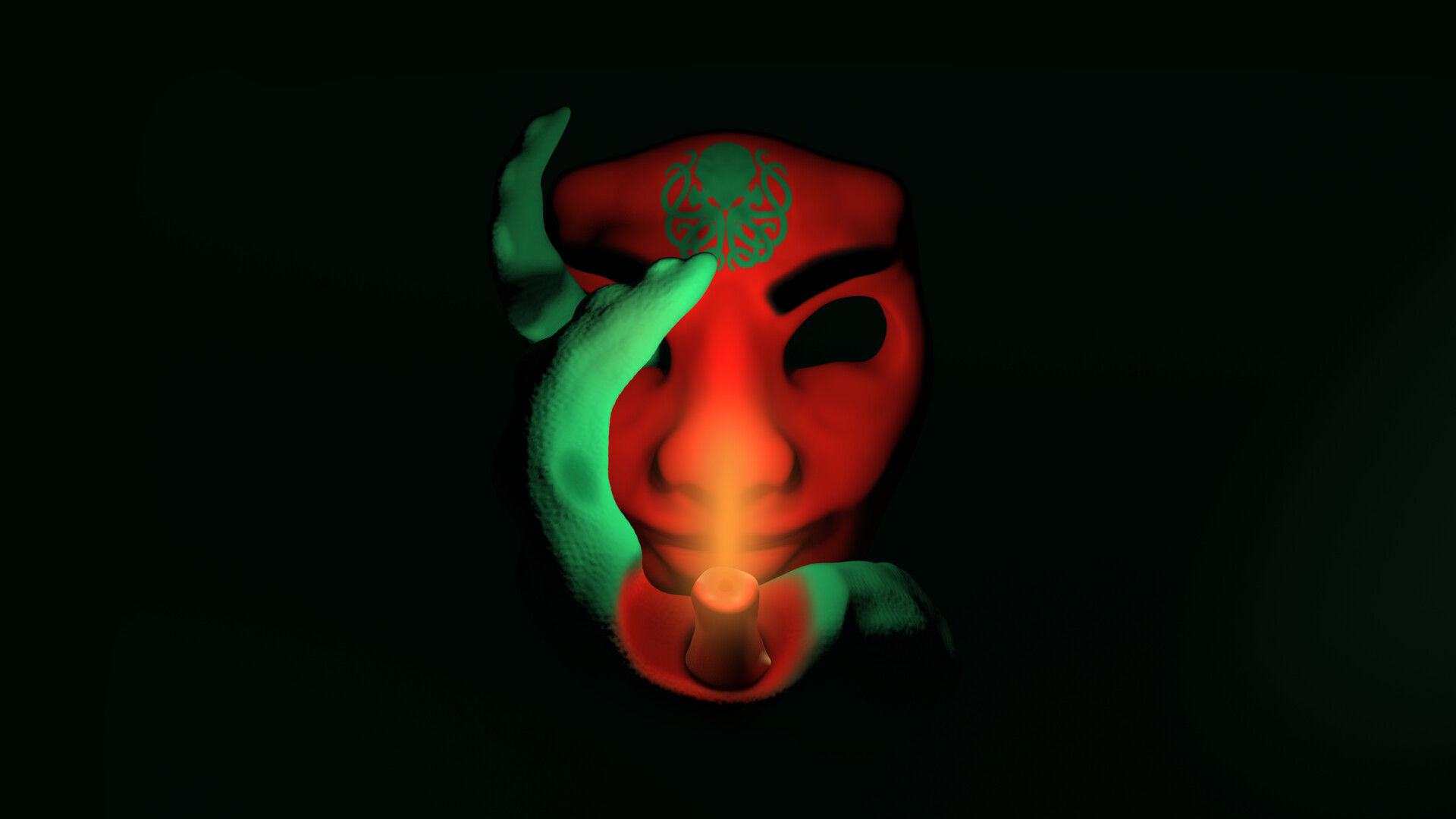 Wallpaper #uwMnZJMBpyOg8YnEDtaL205 Artstation Cthulhu Mask