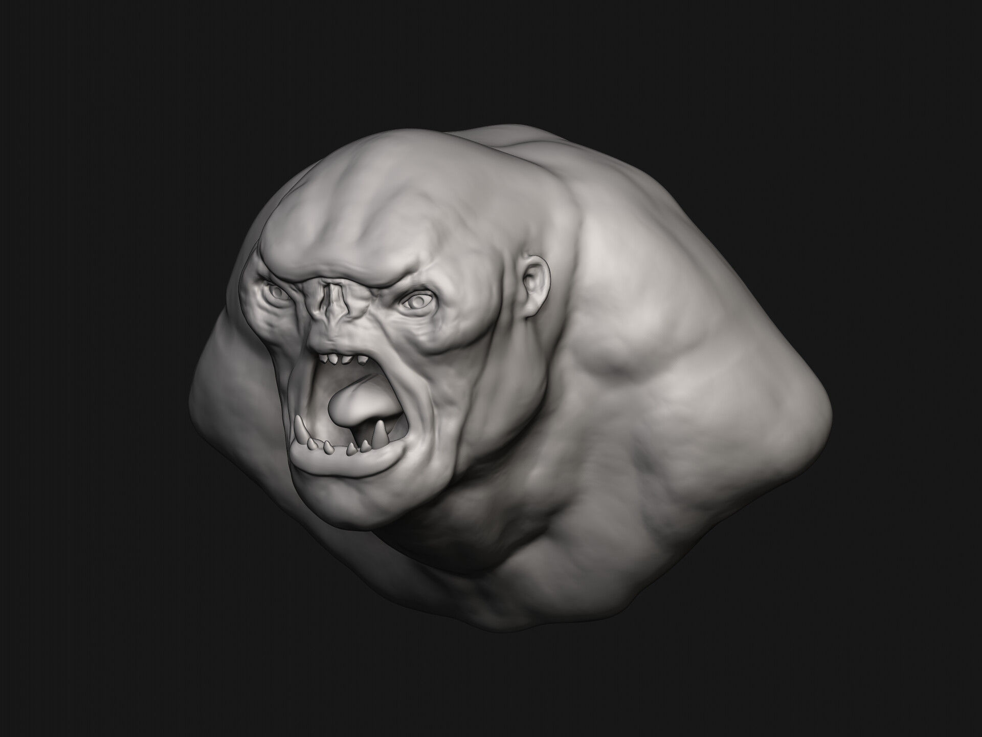 Wallpaper #DQOcYpMBpyOg8YnEVdNf175 Artstation Cave Troll Wip