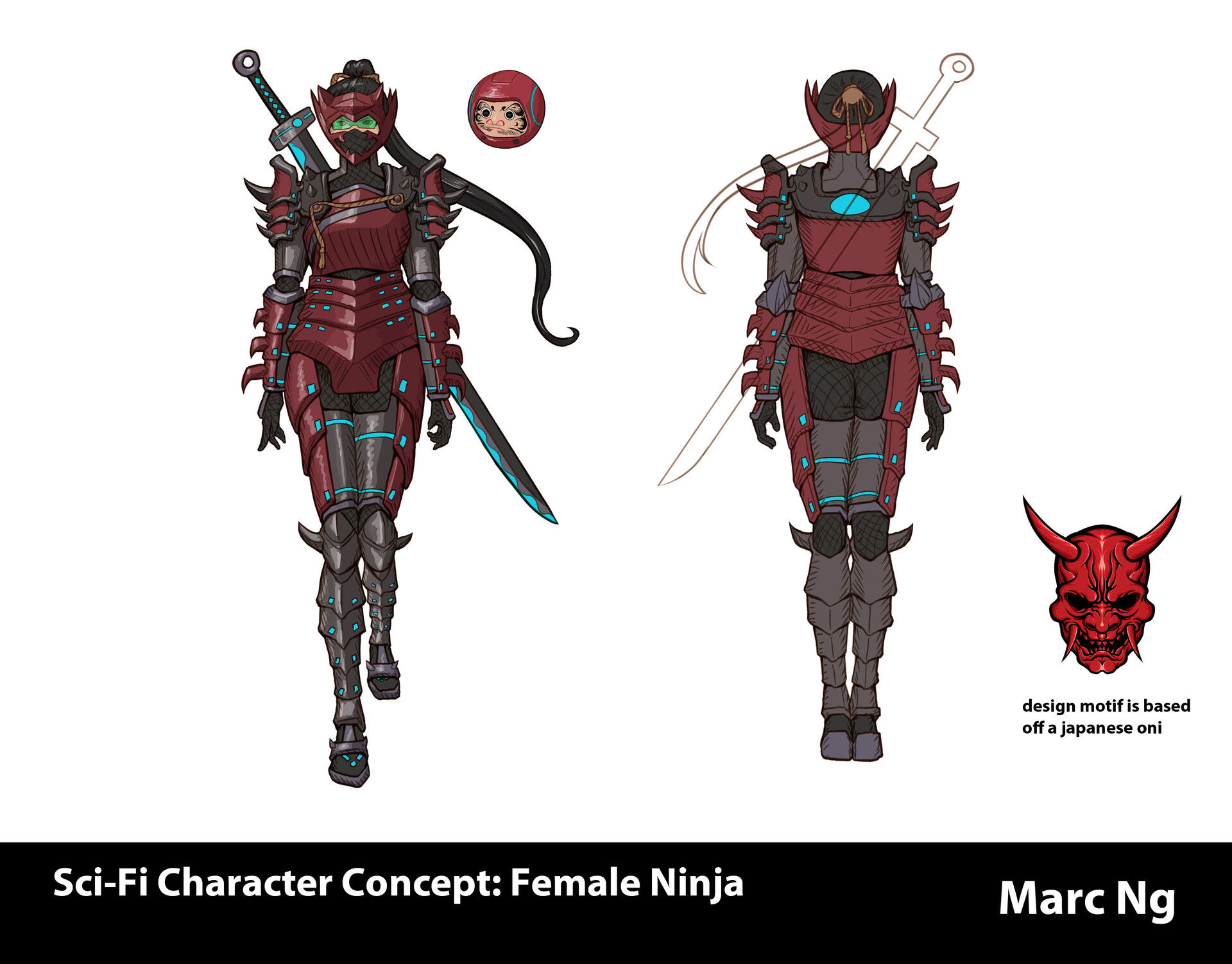 Wallpaper #Lx1VLZMBlOZrFDOk_dAO38 Artstation Character Concept Design Female Ninja Sci Fi Cyberpunk