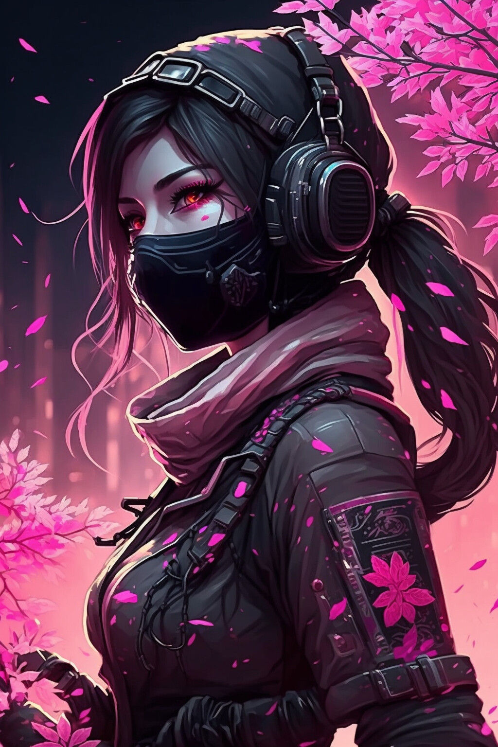 Wallpaper #AGfu85IBSpphPi3-CHg426 Artstation Female Ninja