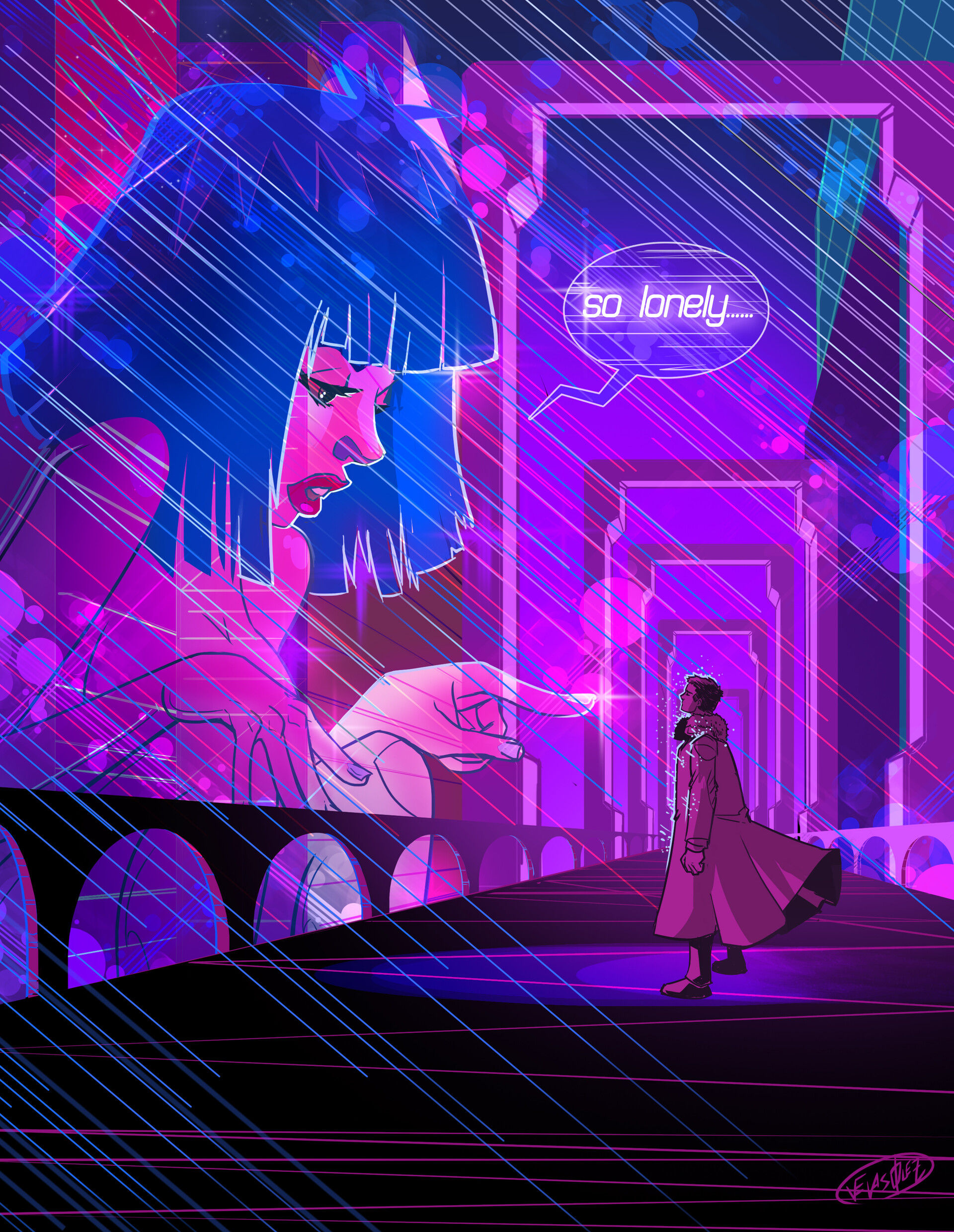 Wallpaper #ohnNII8BtGB6xQ78BX6541 Artstation Blade Runner 2049 Fanart
