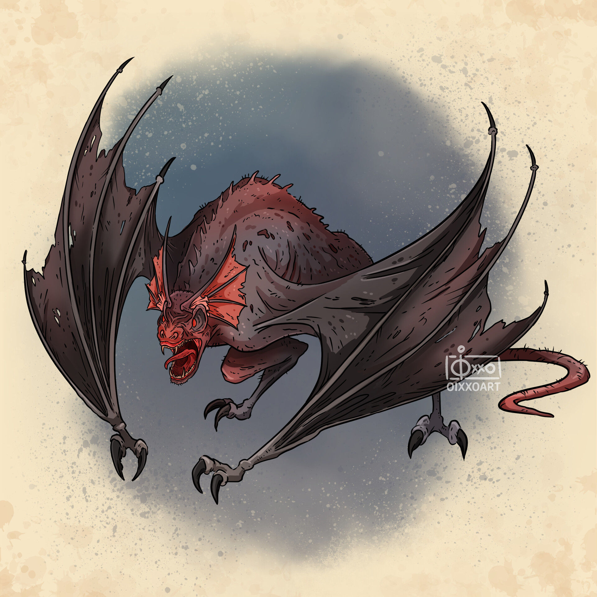 Wallpaper #r3KDMpMBX2lk1u3ogFrF81 Artstation Vampire Bat