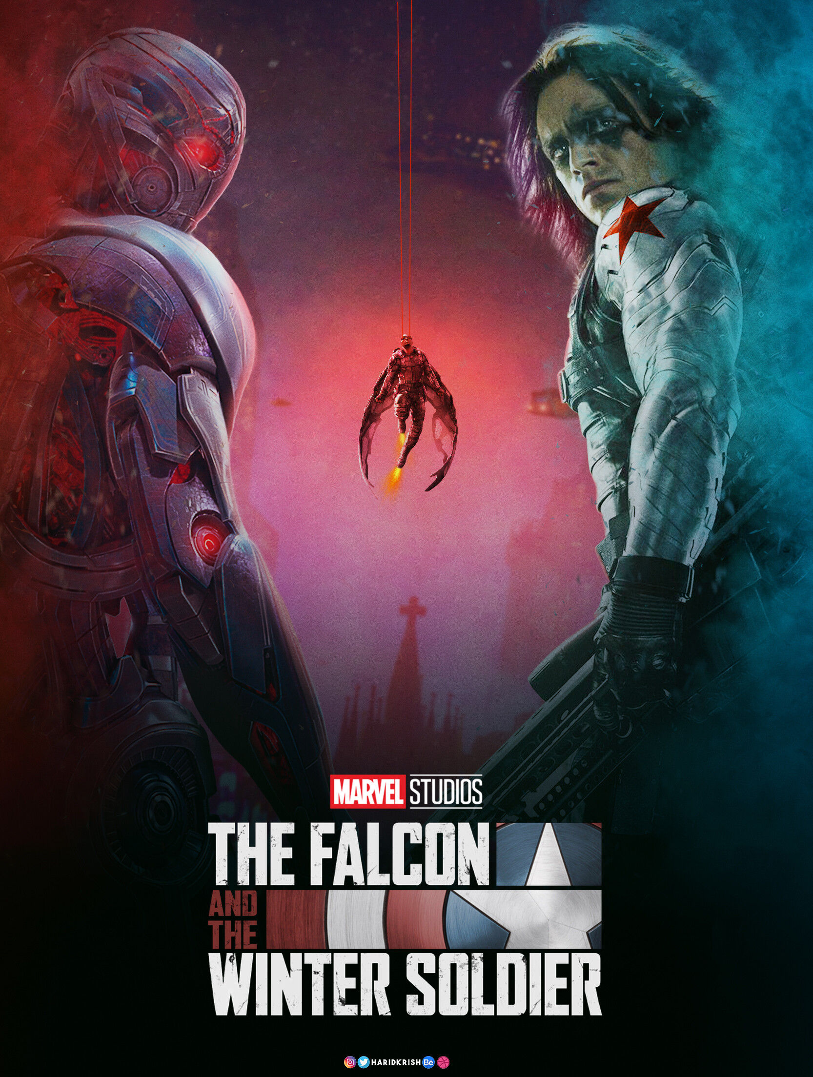 Wallpaper #VDHlNZMB5zzyi_yYsFiQ59 Falcon and the Winter Soldier Poster Falcon Winter Soldier Disney