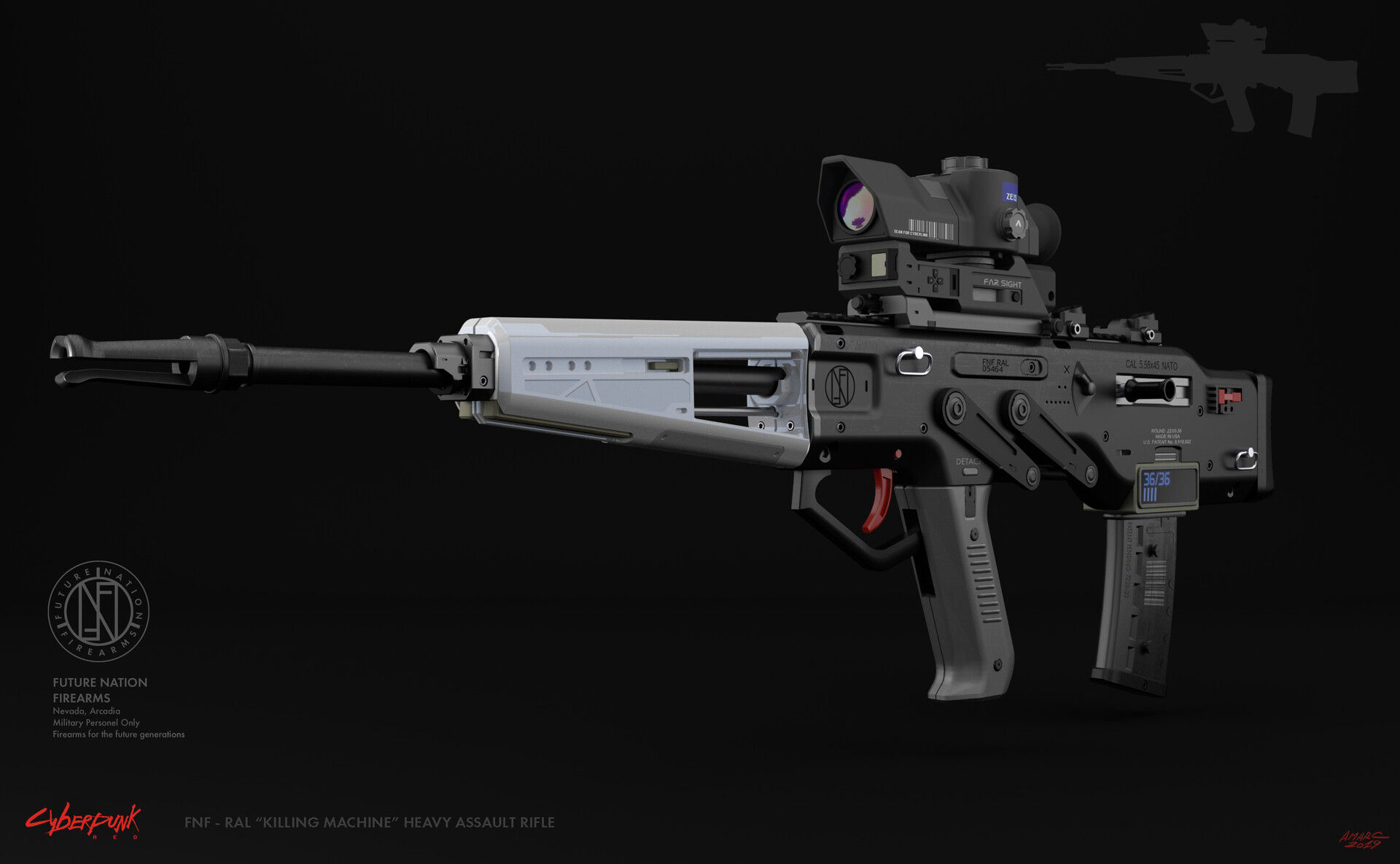 Wallpaper #nEXQoI4B7YBJg1BV4aOB15 Artstation Cyberpunk Weapons