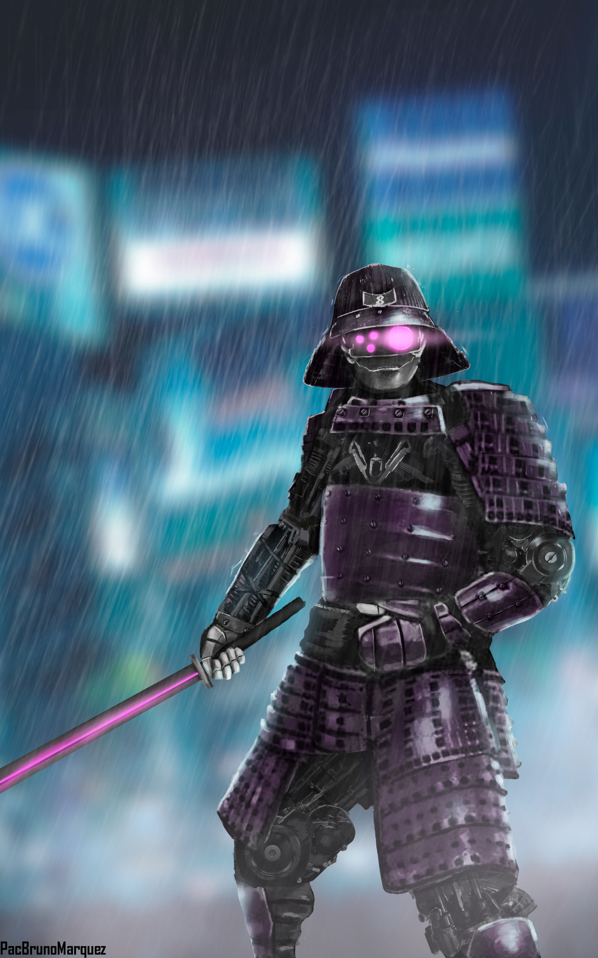 Wallpaper #MRkBBI8BtGB6xQ78Ok0l5 Artstation Robot Samurai