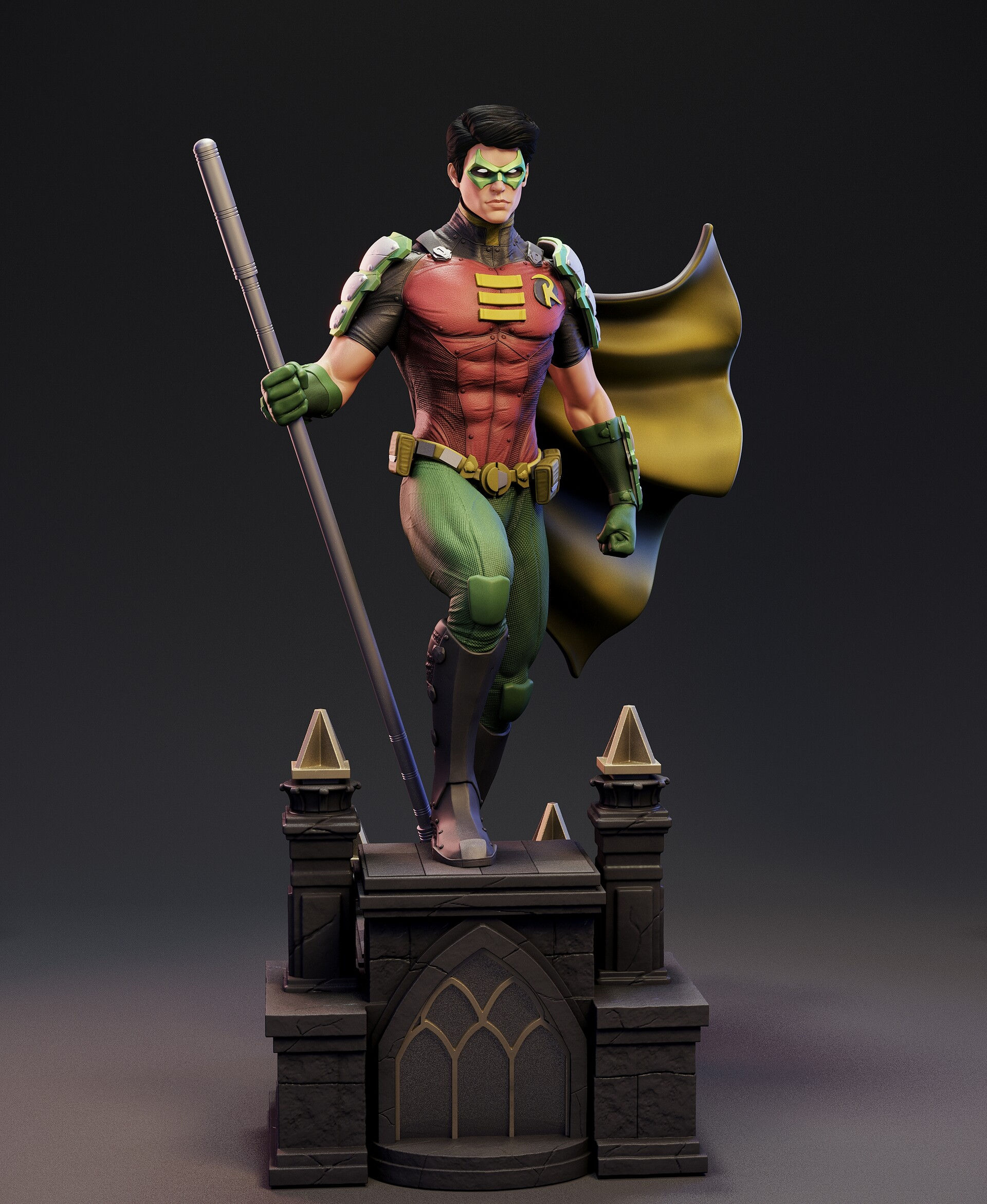 Wallpaper #nkIvPZMBOBpx0NhmCsP7121 Artstation Robin Statue