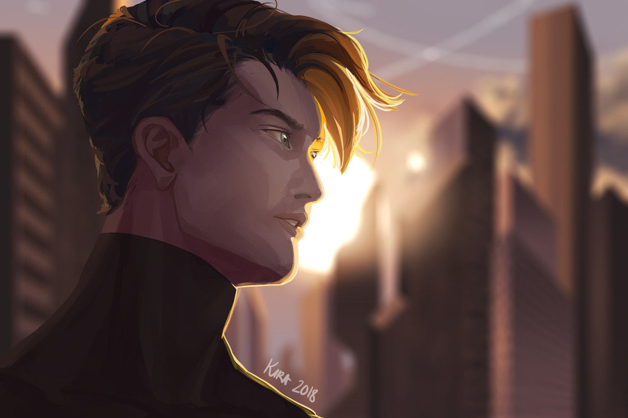 Wallpaper #cH279I4Bnwiau_P6oRDH6 Artstation Sunset in Neo Gotham