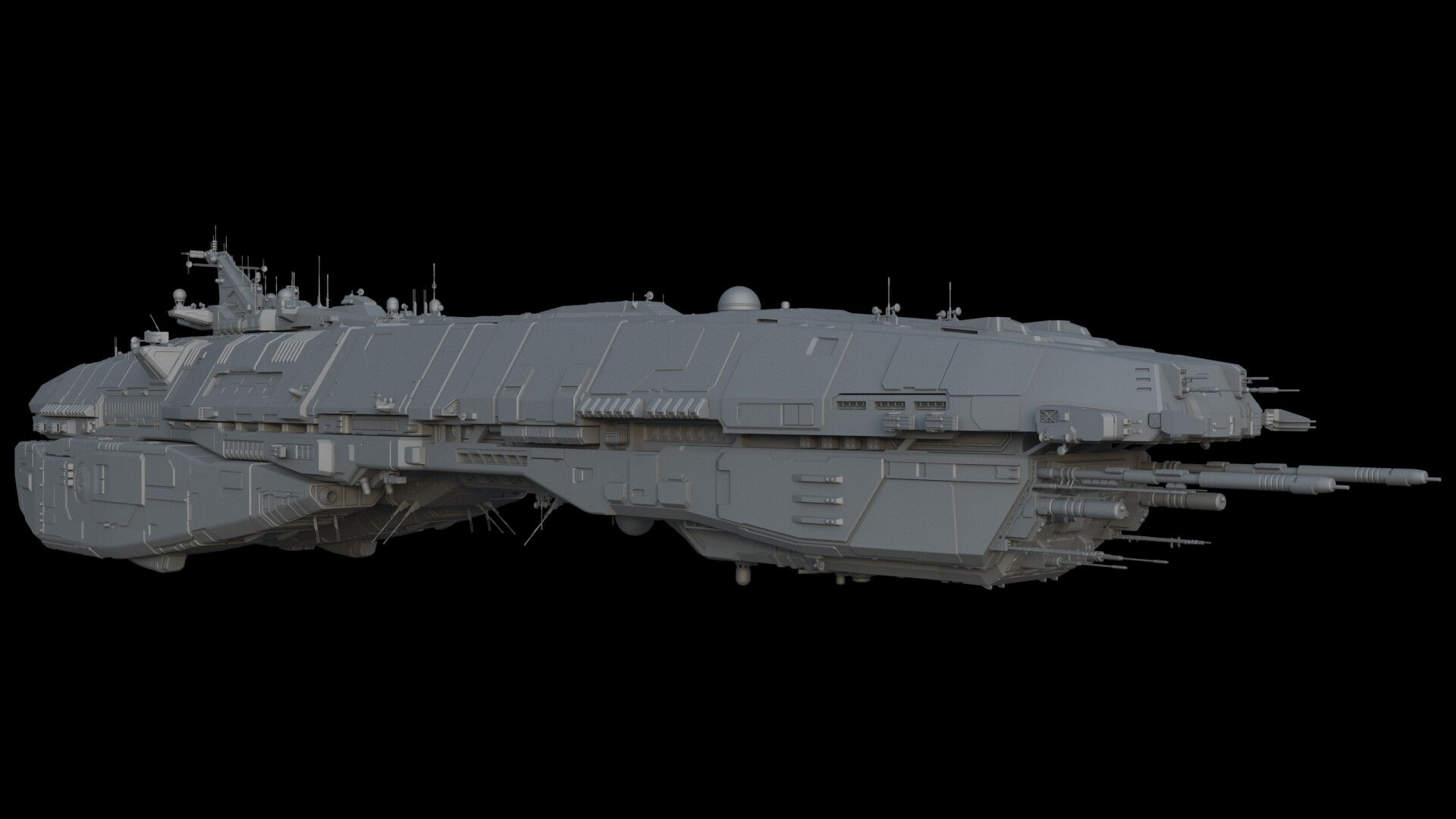 Wallpaper #W2dA_5IBSpphPi3-PqJe244 Artstation Sci Fi Spaceship Command Ship