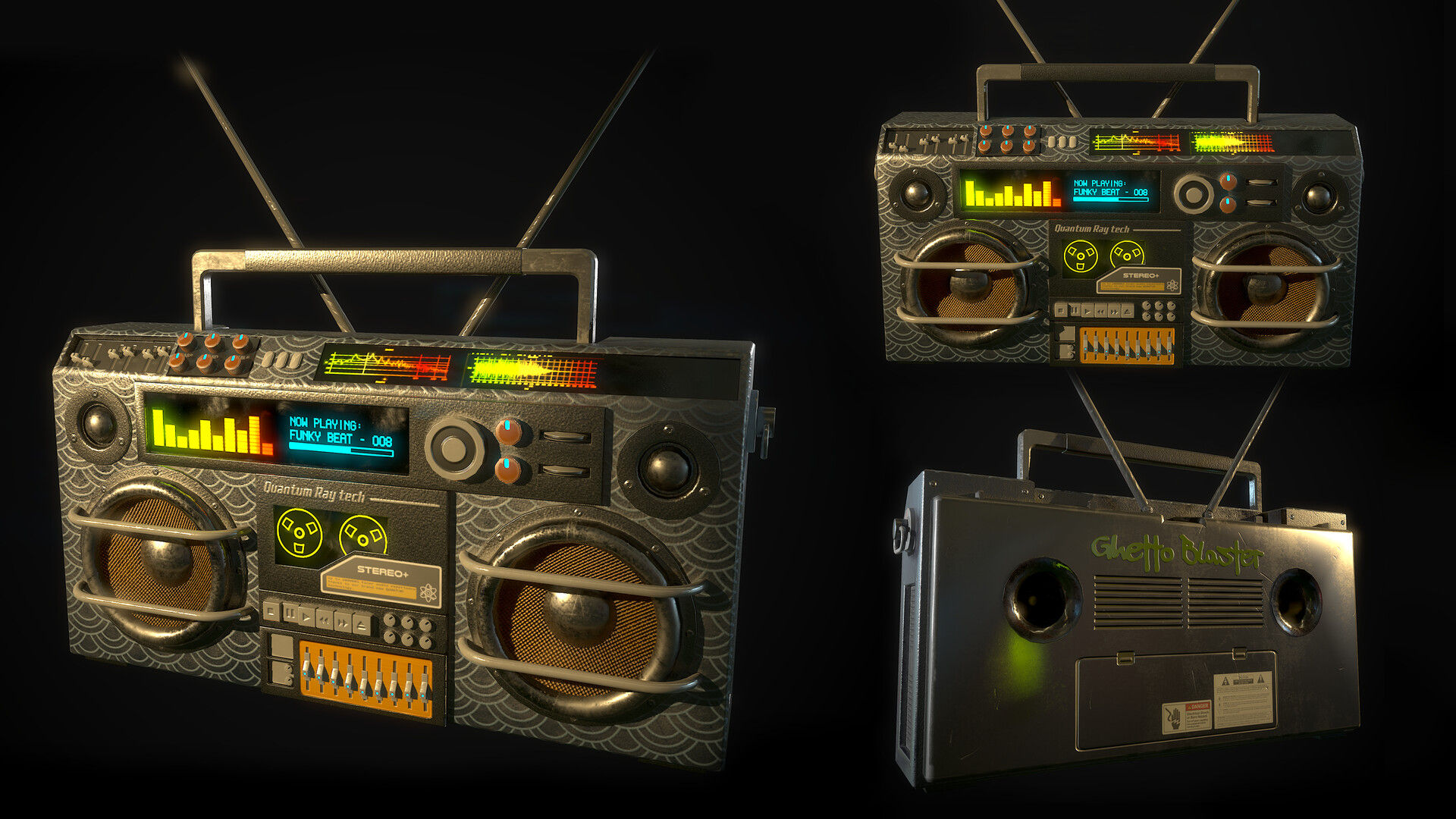 Wallpaper #95lDP5MBUcASHT6nWssT29 Kevin Popescu Sci Fi Ghetto Blaster