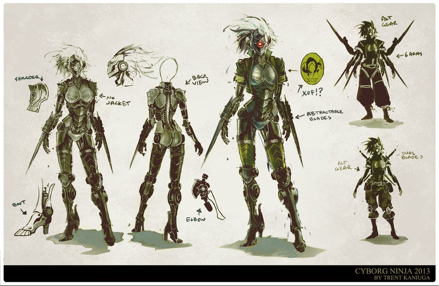 Wallpaper #ufvug5cBx-Hc5Y201a7E20 Artstation Cyborg Ninja Concept Art