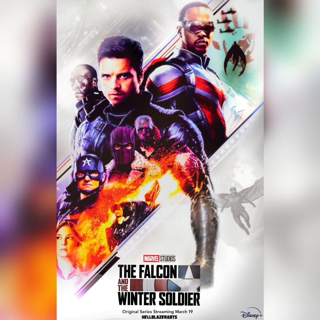 Wallpaper #VDHlNZMB5zzyi_yYsFiQ46 Falcon Marvel Winter Soldier Poster