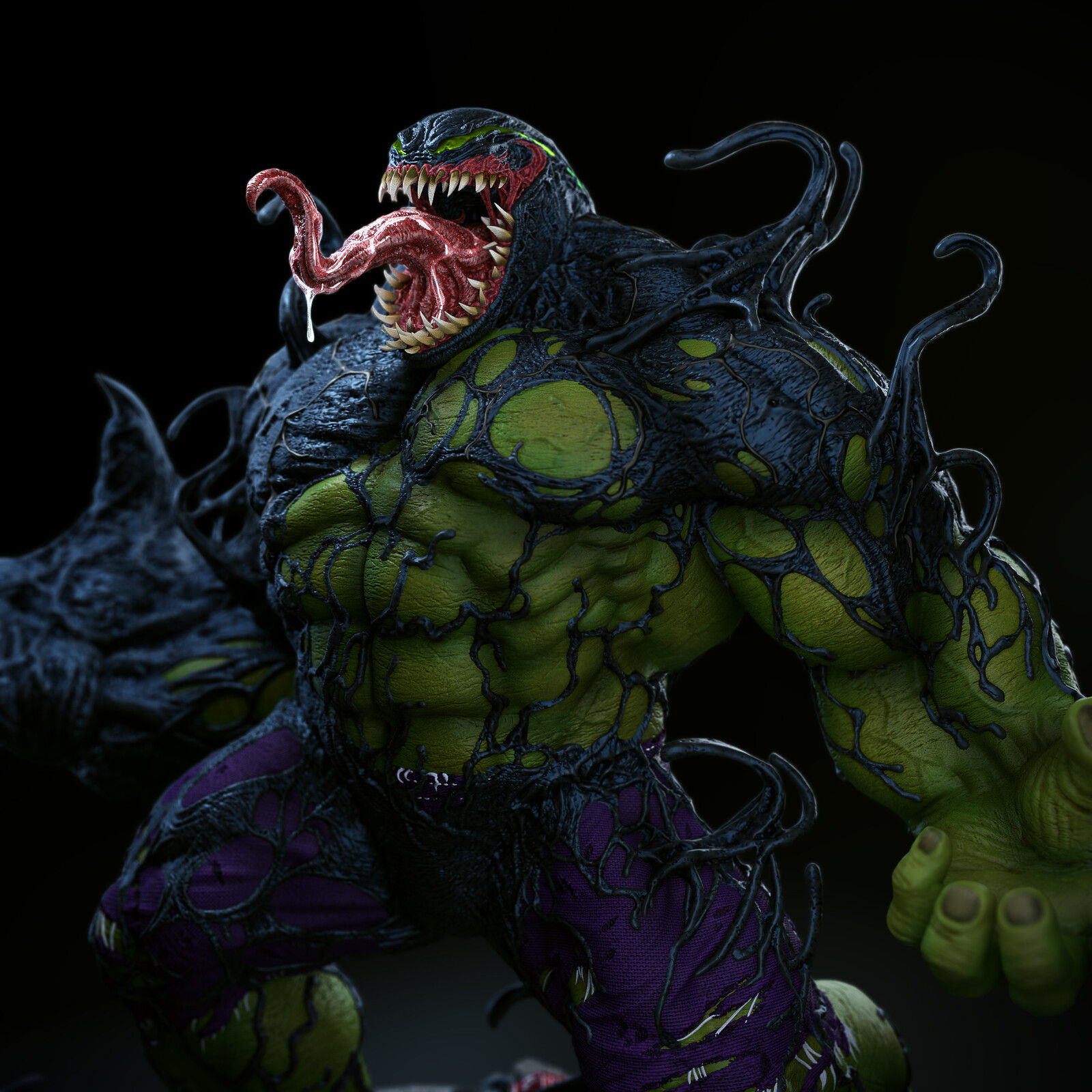 Wallpaper #N855JZMB71dOy6JZOBT_12 Andre Yamaguchi Venomized Hulk