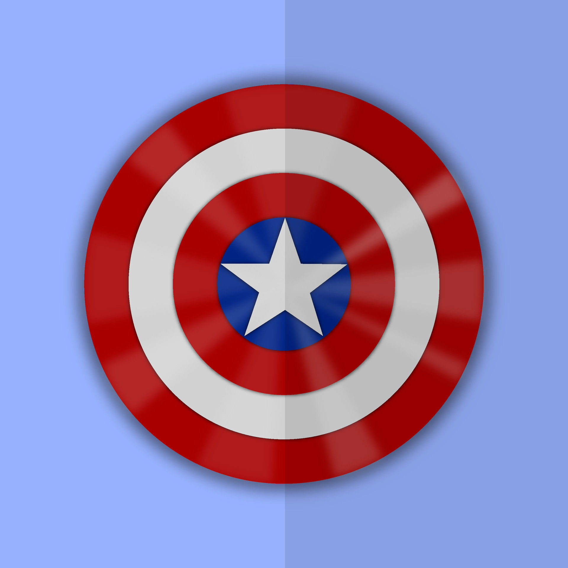 Wallpaper #fxlXKY8BtGB6xQ78a4hW4 Artstation Captain America Shield Flat Design