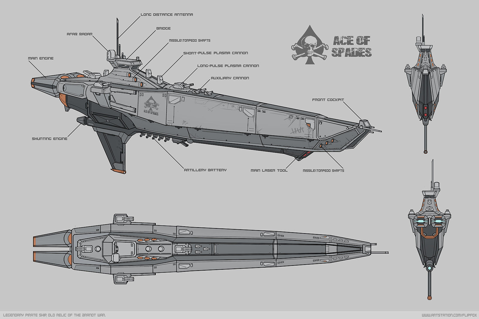 Wallpaper #z_Cpf5cBi4JM6agGtSCM61 Artstation Pirate Spaceship