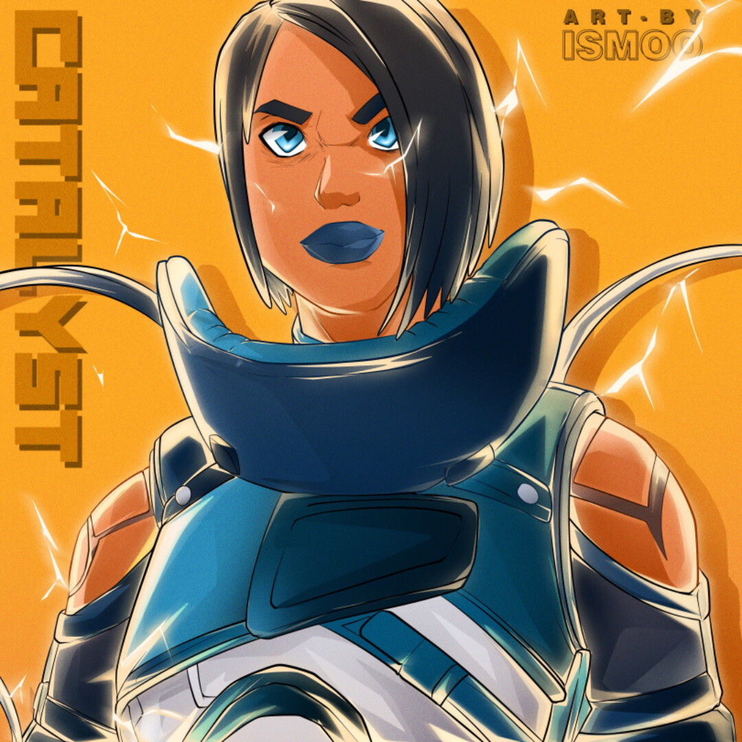 Wallpaper #qxm5D48BtGB6xQ78ql2N12 Artstation Catalyst from Apex Legends