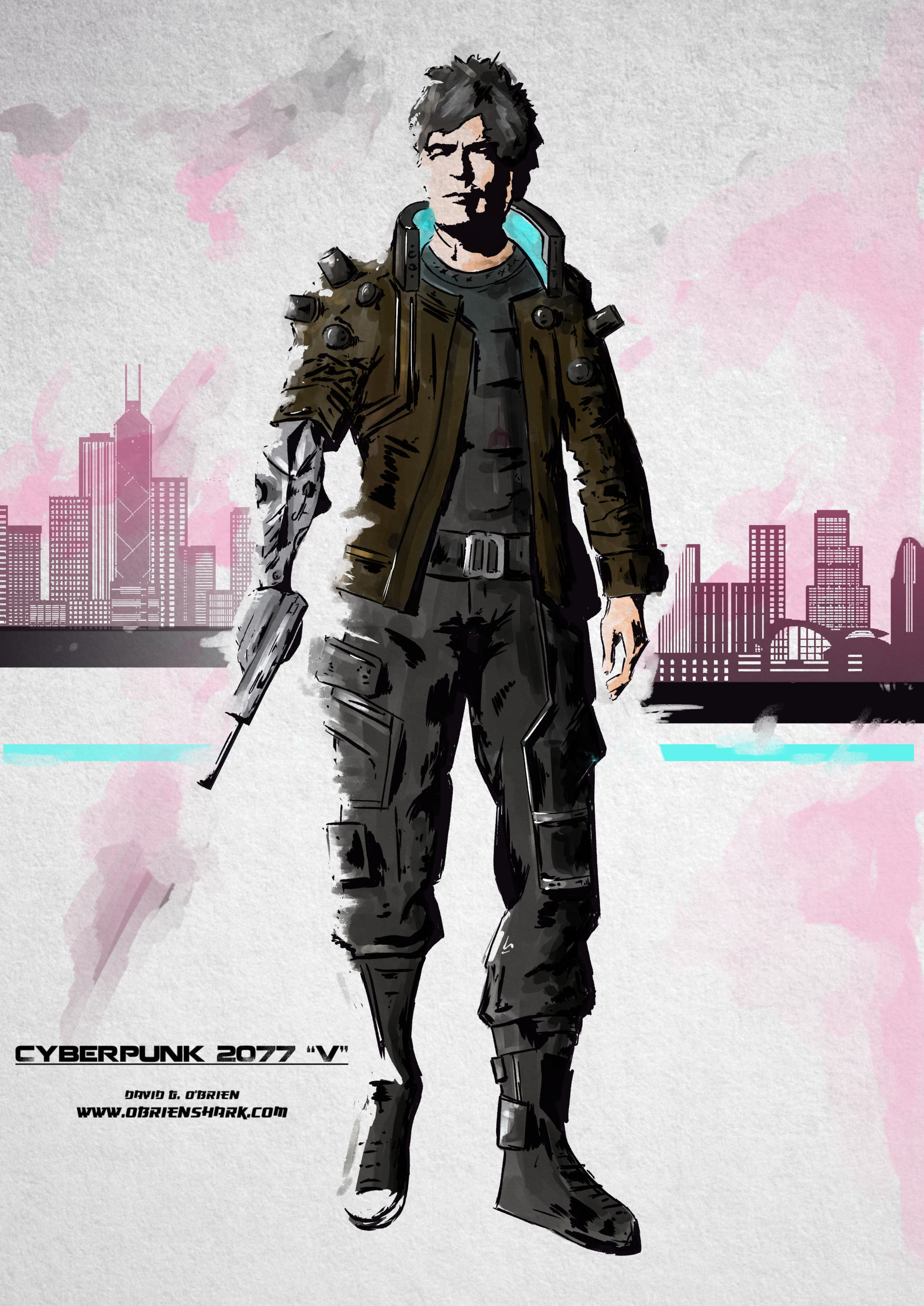Wallpaper #bhlXBI8BtGB6xQ78sU7r1 Artstation V from Cyberpunk 2077 Game