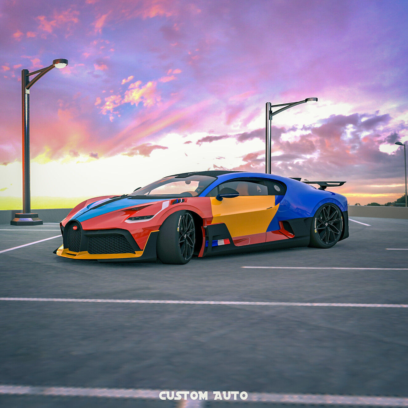 Wallpaper #LmhFGZMBSpphPi3-hRYl253 Artstation Harlequin Bugatti Divo