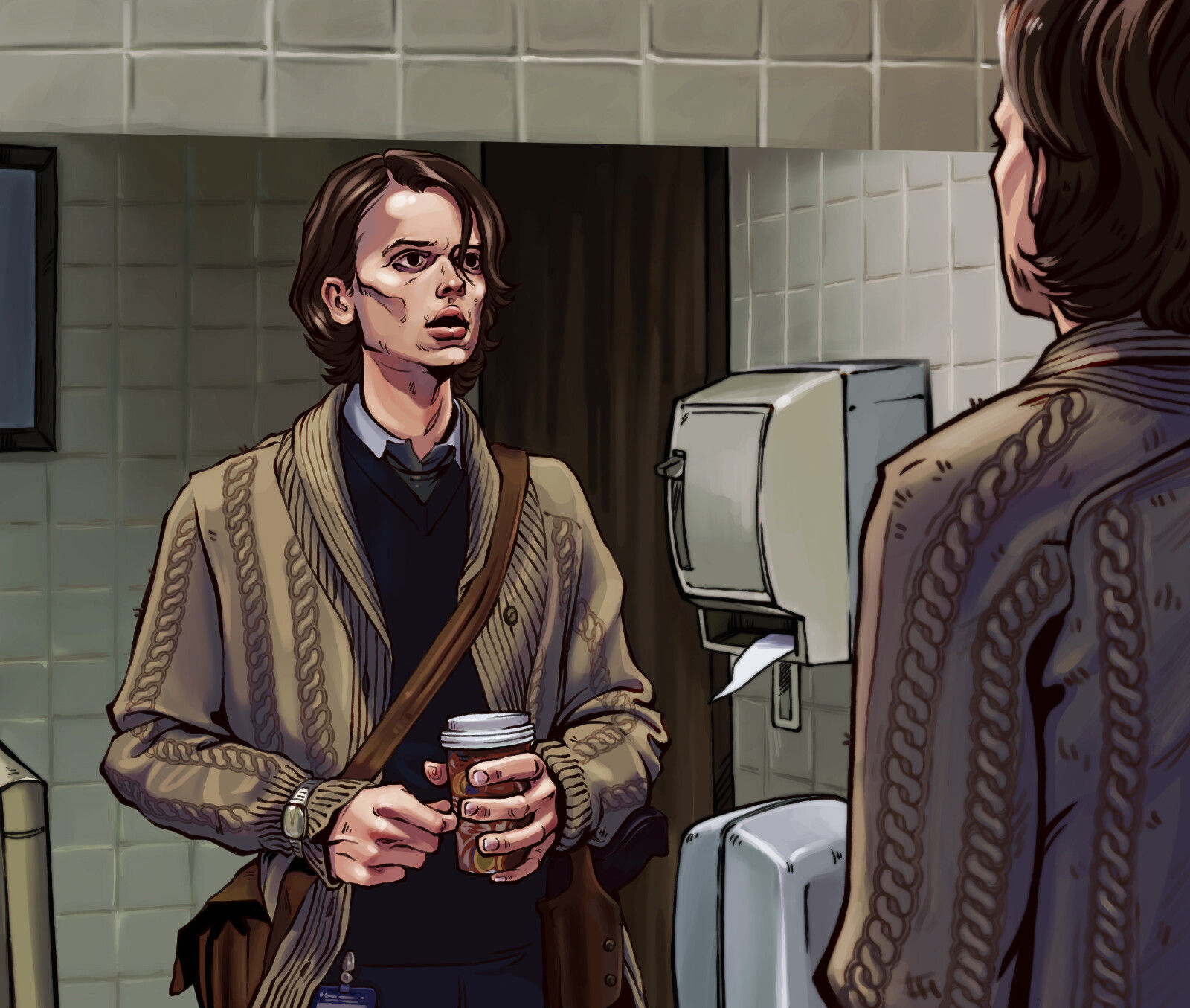 Wallpaper #N2gOGpMBSpphPi3-5BoP22 Artstation Spencer Reid Fan Art