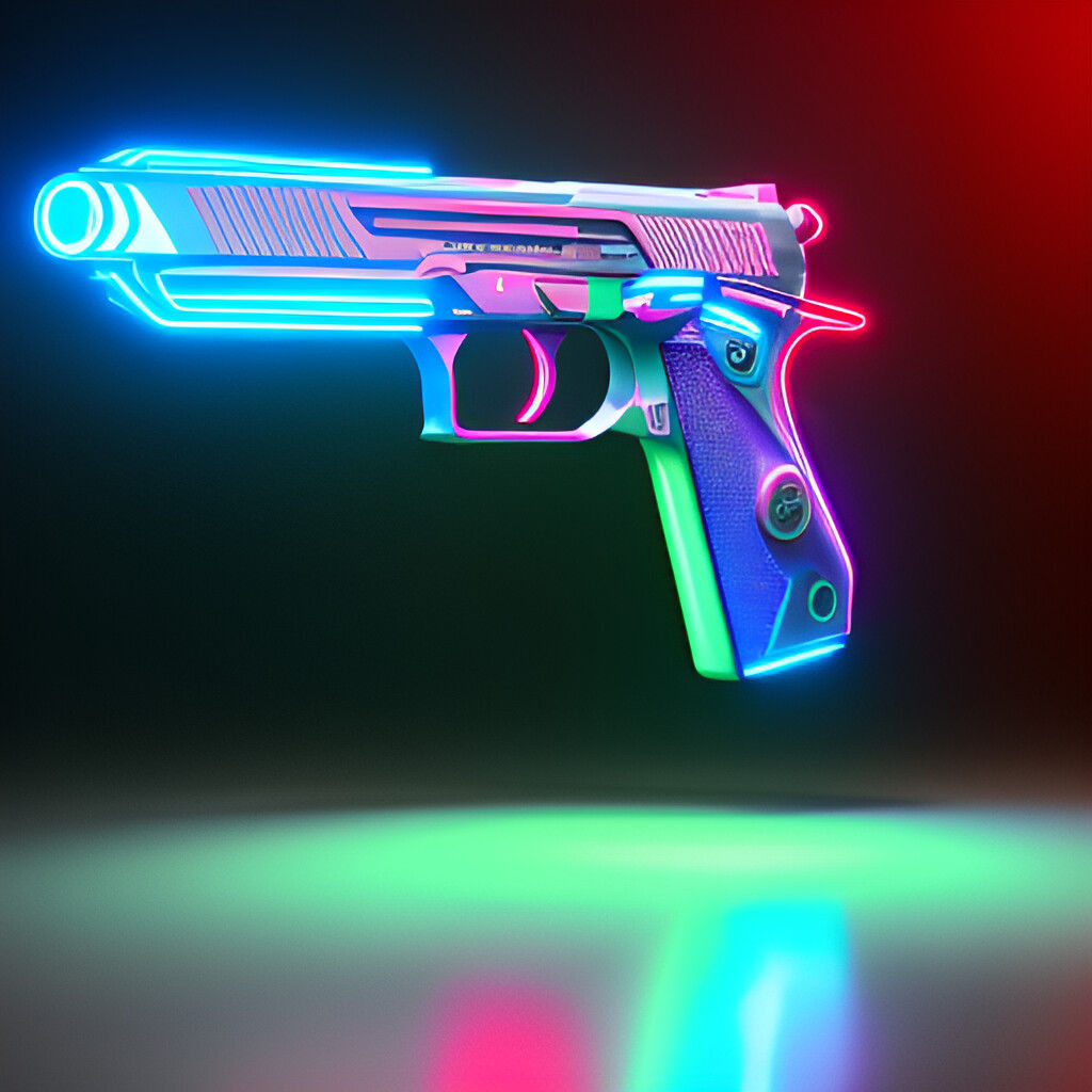 Wallpaper #CWfV7pIBSpphPi3-jF_J148 Artstation Futuristic Pistol Cyberpunk 2077