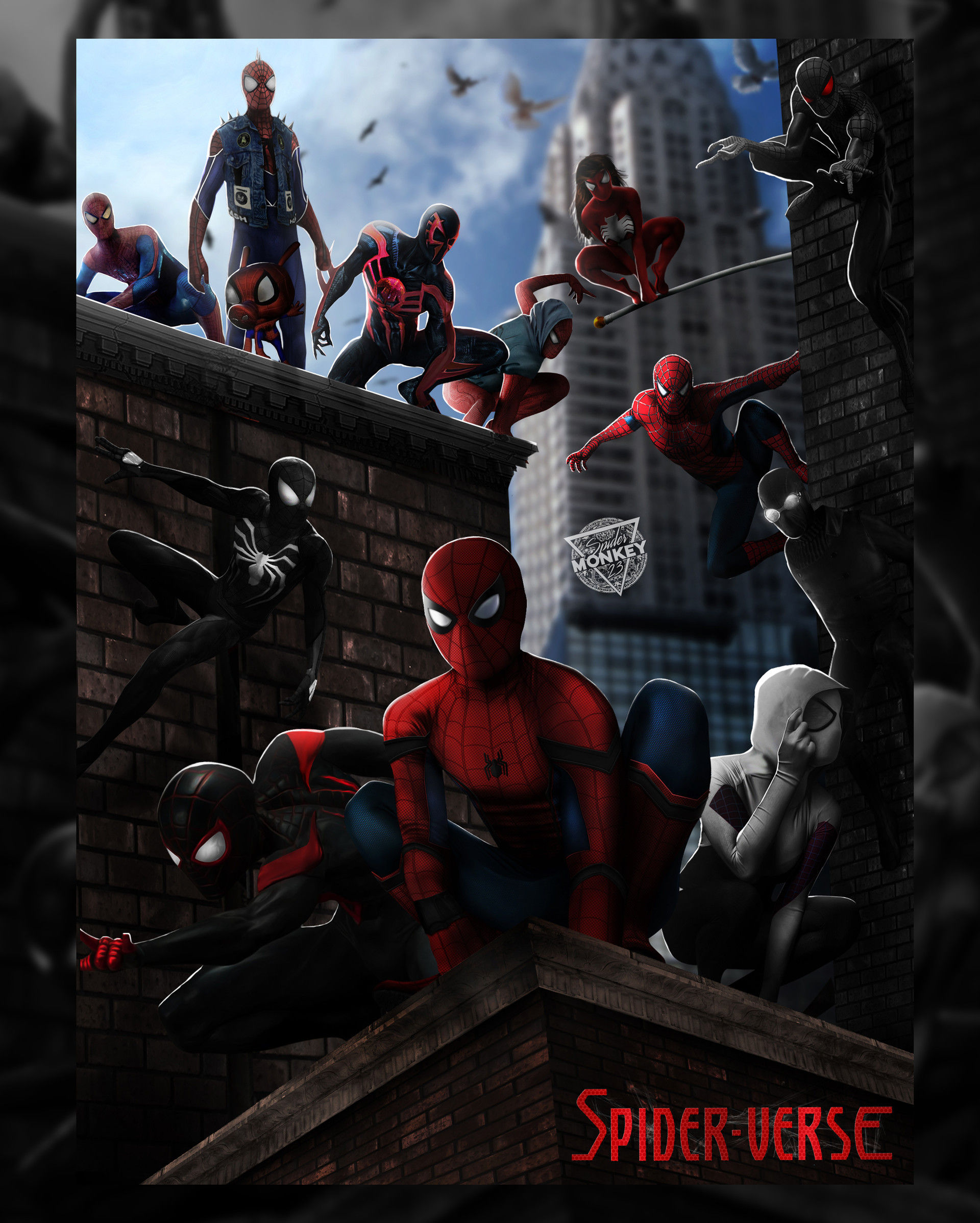 Wallpaper #RGdL8JIBSpphPi3-J2YS199 Spider Man Across the Spider Verse Poster New Spider Man into the