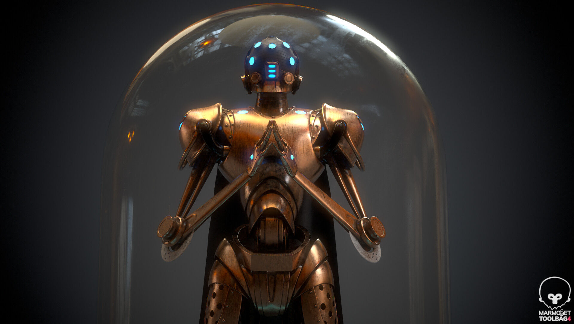 Wallpaper #ss4JJZMB71dOy6JZQBKv88 Artstation Steampunk Robot
