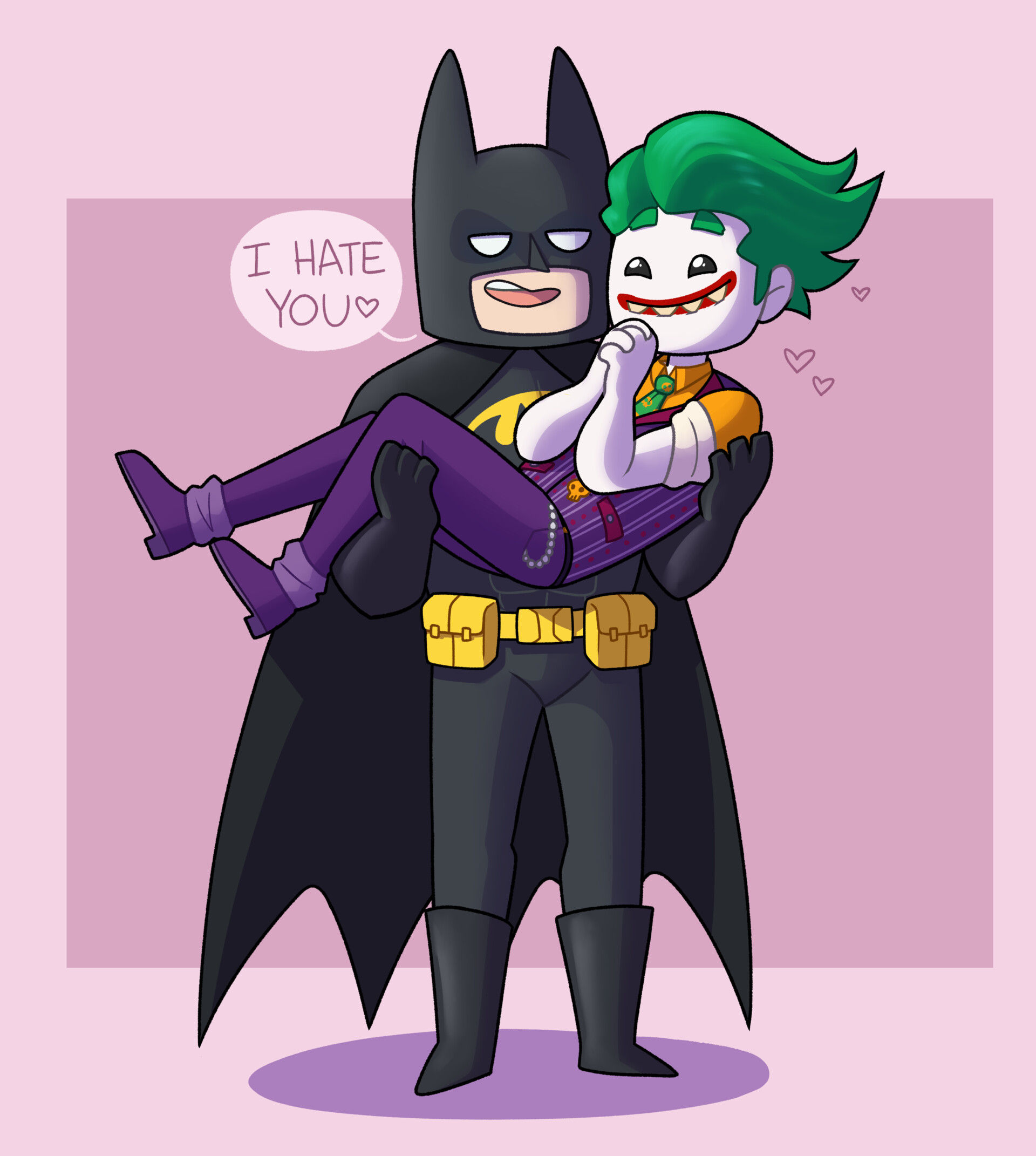 Wallpaper #bHOrh44BFI5NbQksUSG537 Batman and Joker in a Romantic Embrace