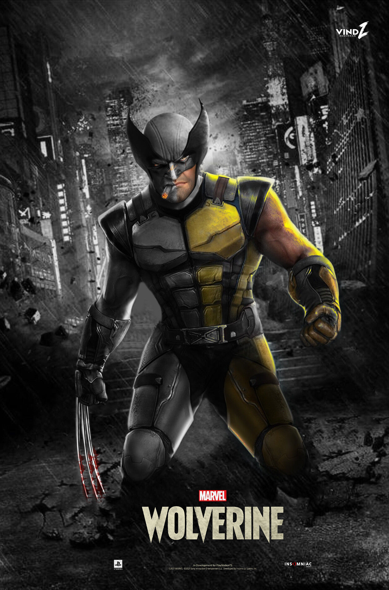 Wallpaper #JWen7ZIBSpphPi3-n1mk59 Artstation Wolverine Poster