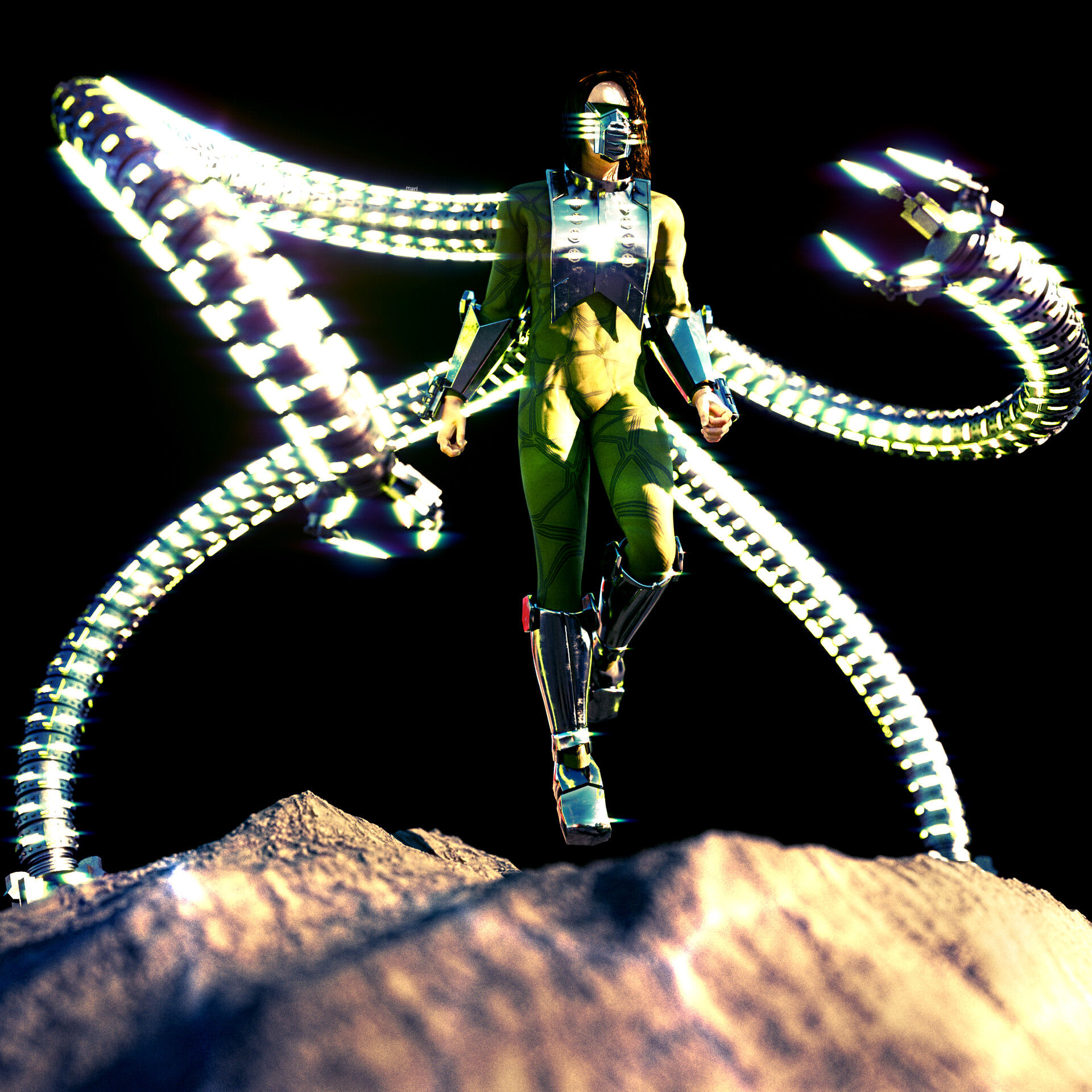 Wallpaper #471F1 Spider Manliv Doc Ock Fan Art from Last Year I Was Still Getting the