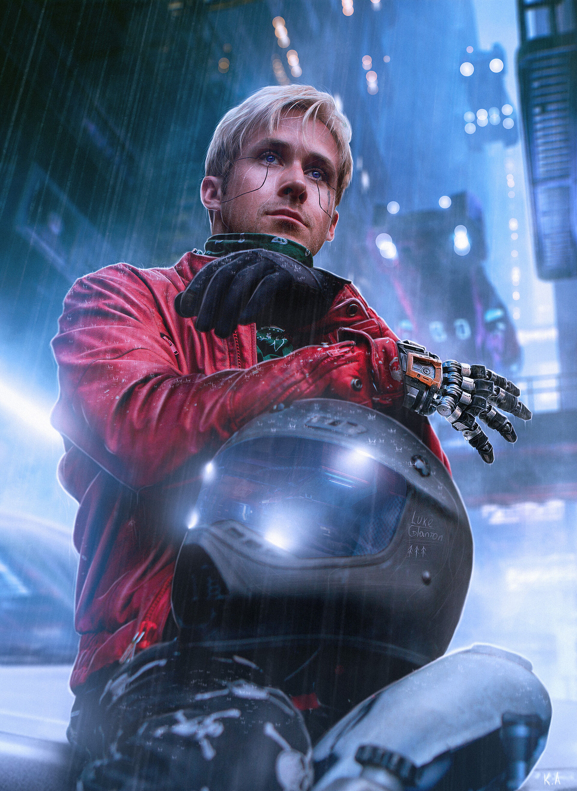 Wallpaper #TzGVNZMB5zzyi_yYJ1cv369 The Place Beyond the Pines Cyberpunk by Artyom Konyaev Rcyberpunk