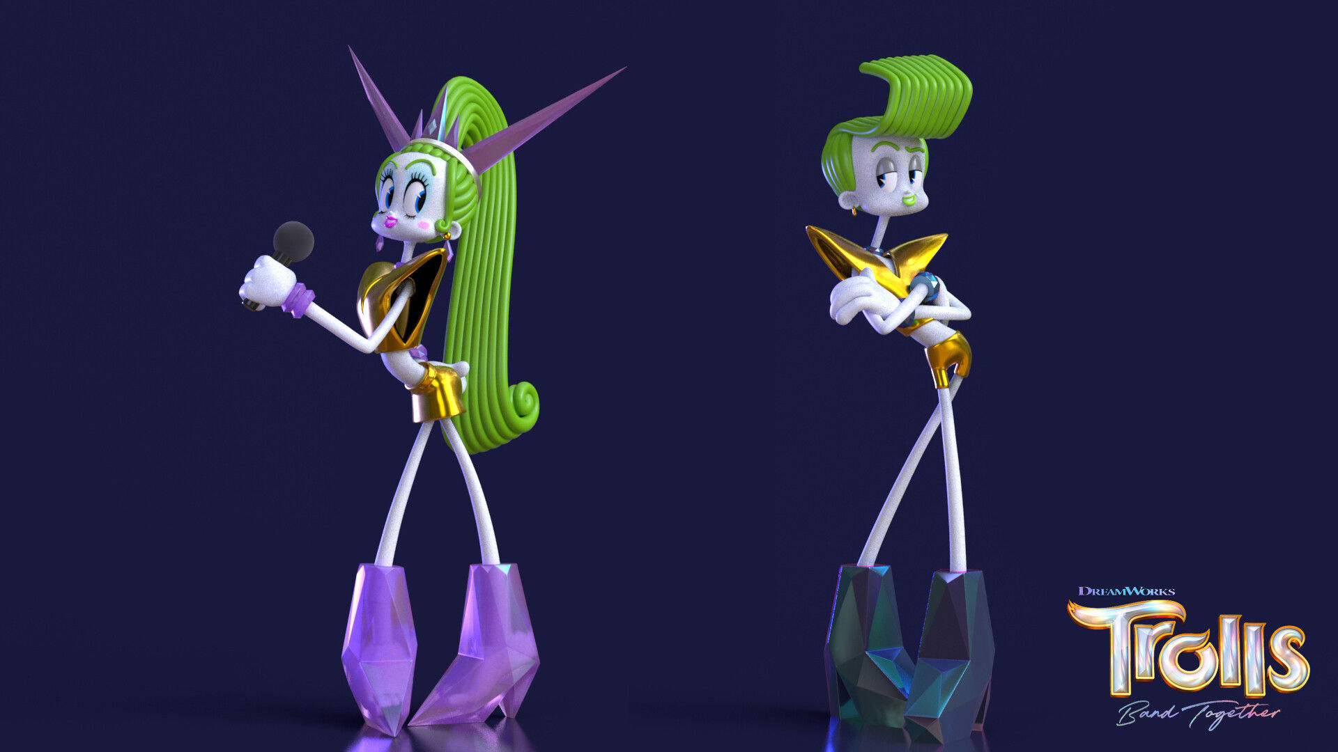 Wallpaper #DQOcYpMBpyOg8YnEVdNf382 Artstation Trolls Band Together Velvet and Veneer