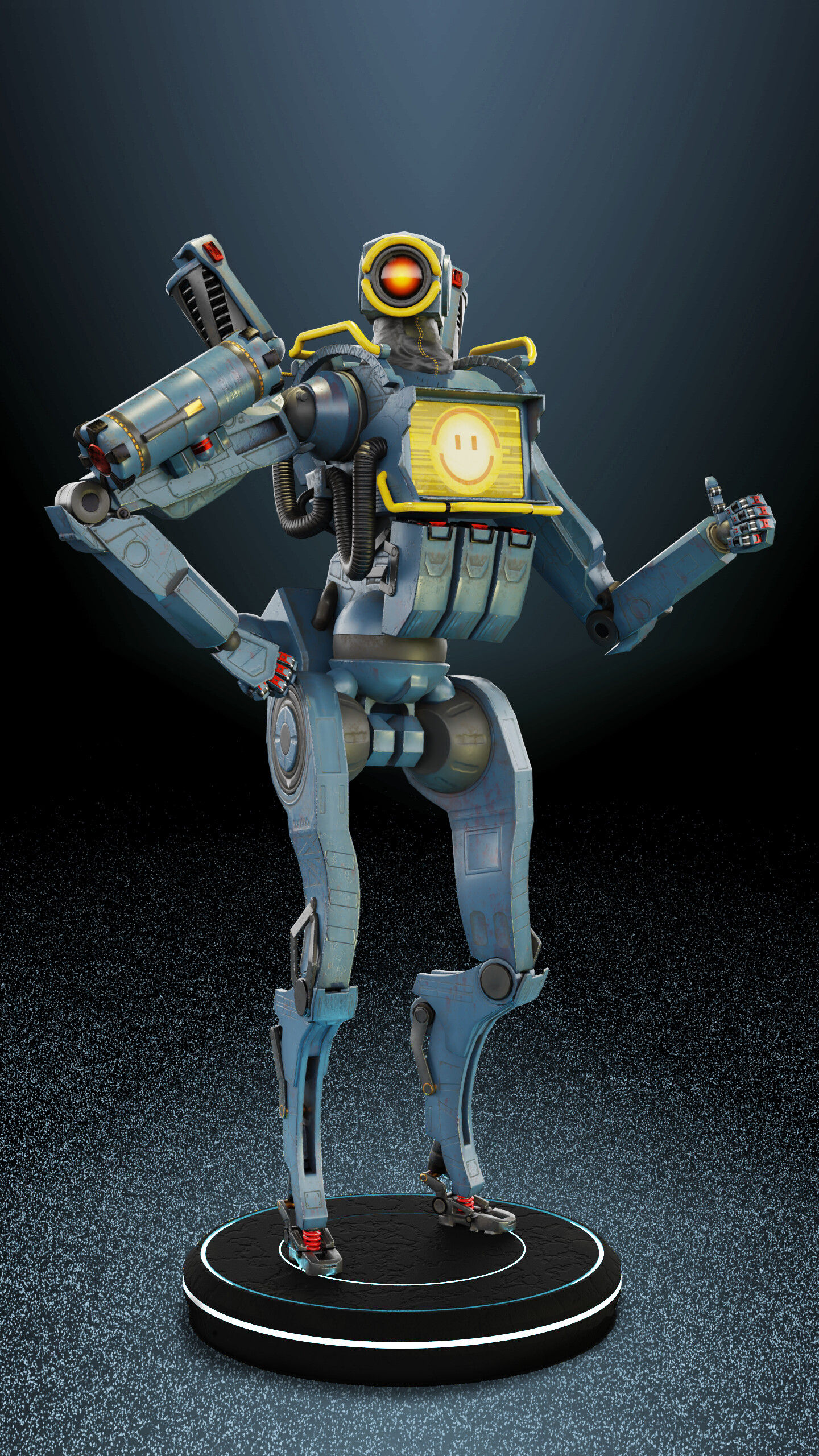 Wallpaper #vbjx1ZIBJvJKYCmEstsp3 Artstation Pathfinder 3D Model Apex Legends Fanart