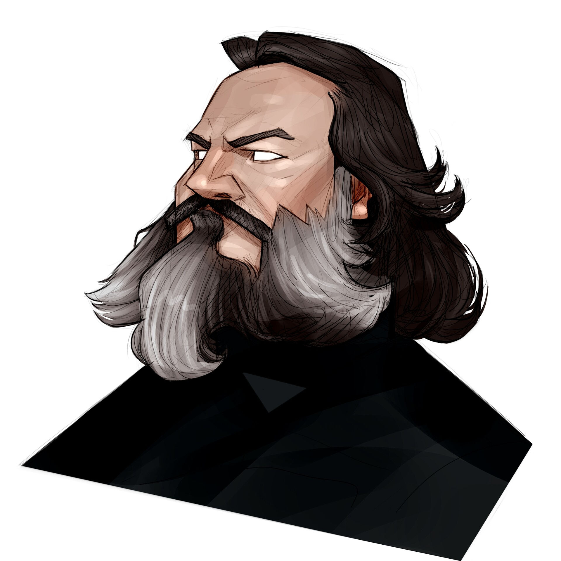 Wallpaper #f200d Intricate Detailed Caricature of Jack Black by Robert Crumb Creative