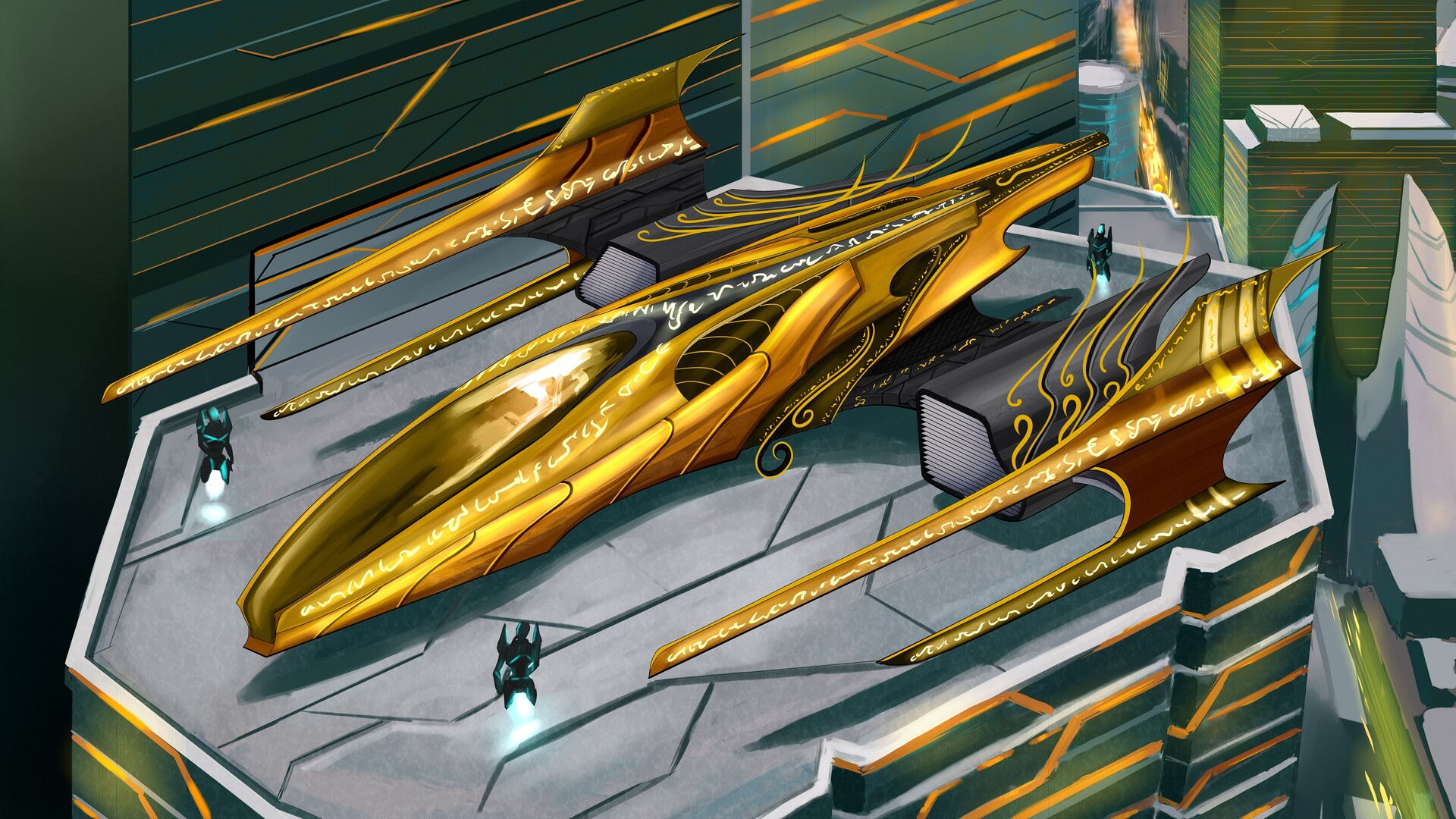 Wallpaper #anfAJ5MB-pgBXx60OqcO77 Artstation Spaceship Concept Art