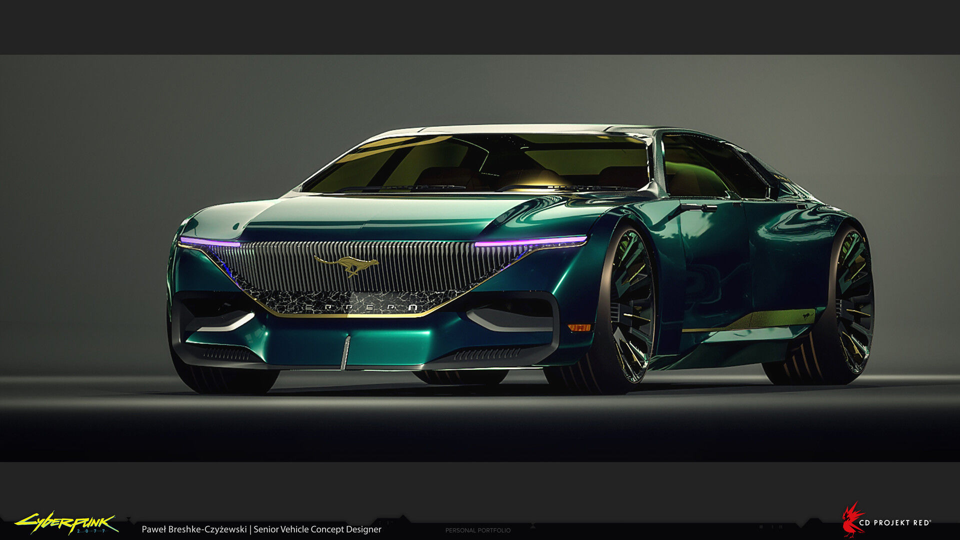 Wallpaper #o30w8Y4Bnwiau_P6OAgm52 Pawel Breshke Czyzewski Cyberpunk 2077 Herrera Outlaw Gts