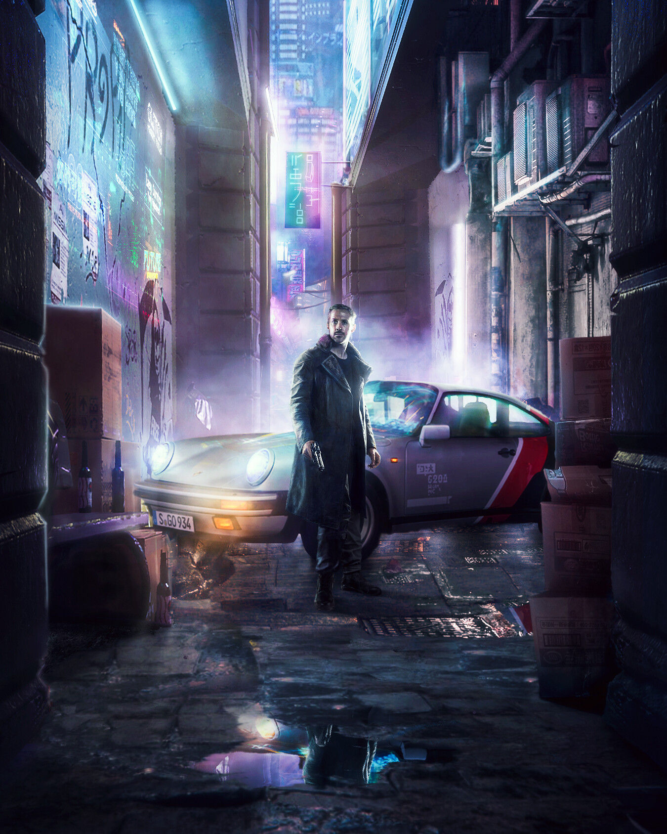 Wallpaper #NIJmQJMB0GiFKesMCsGr2 Artstation Blade Runner Fan Art from Last Year
